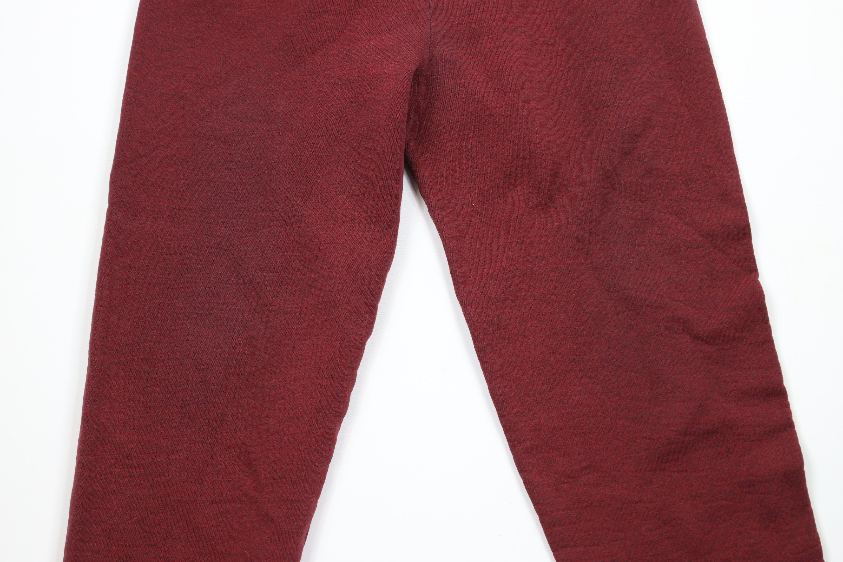Vintage Vintage 90s Streetwear Heavyweight Sweatpants Joggers Red Size US 38 / EU 54 - 3 Thumbnail