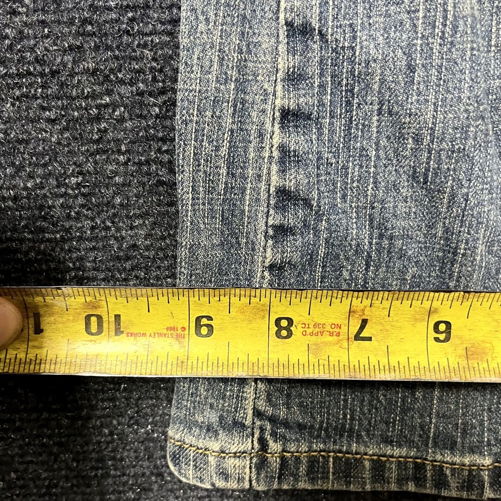 Vintage VINTAGE? No. Signature Levi Strauss Jeans Womens 12 Medium Blue Low Rise Bootcut Denim Jeans. Size 34" / US 12 / IT 48 - 7 Thumbnail