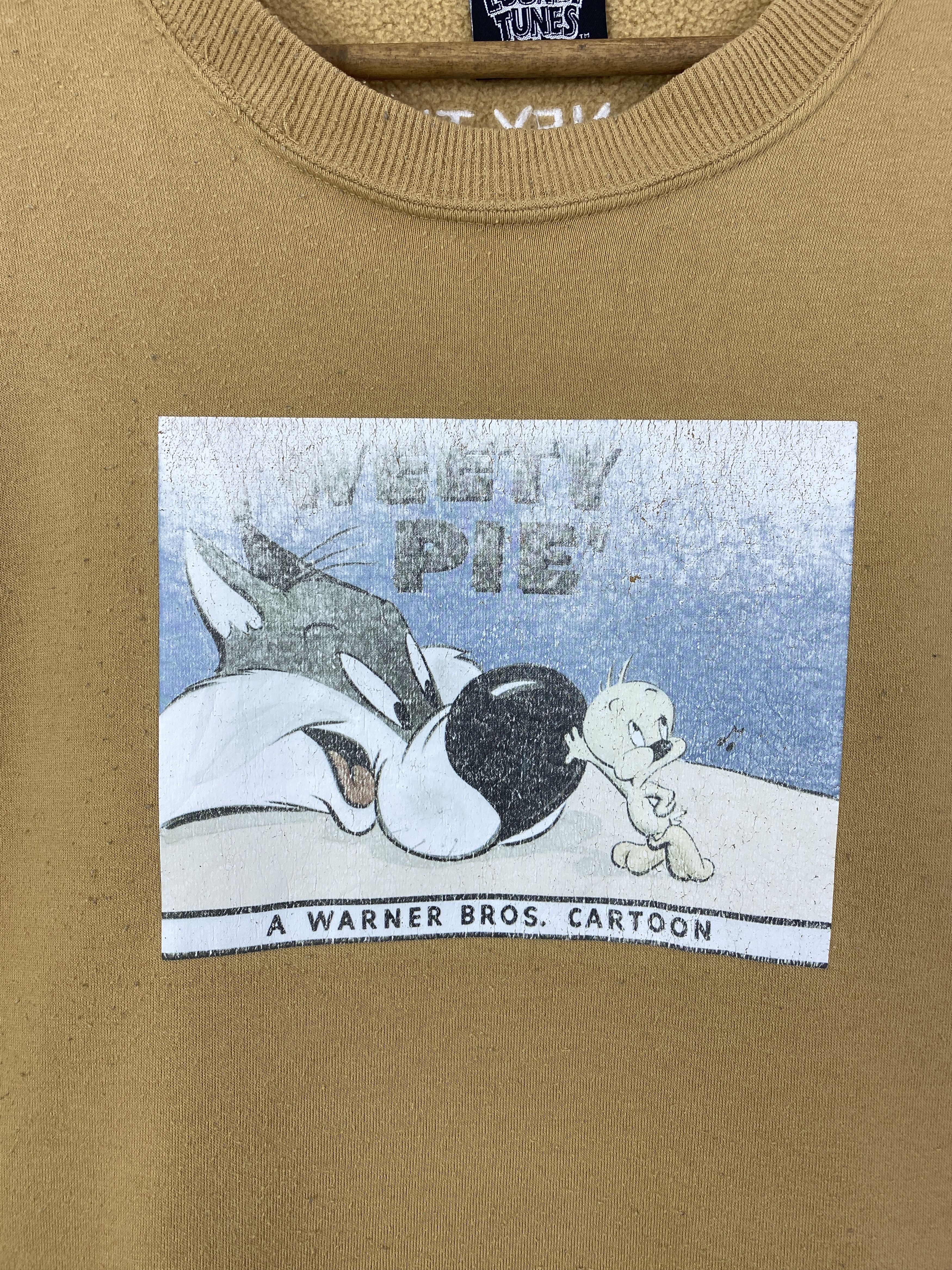 Warner Bros Vintage Looney Tunes Printed Pullover Sweatshirt SH0139 Size US XXL / EU 58 / 5 - 6 Thumbnail
