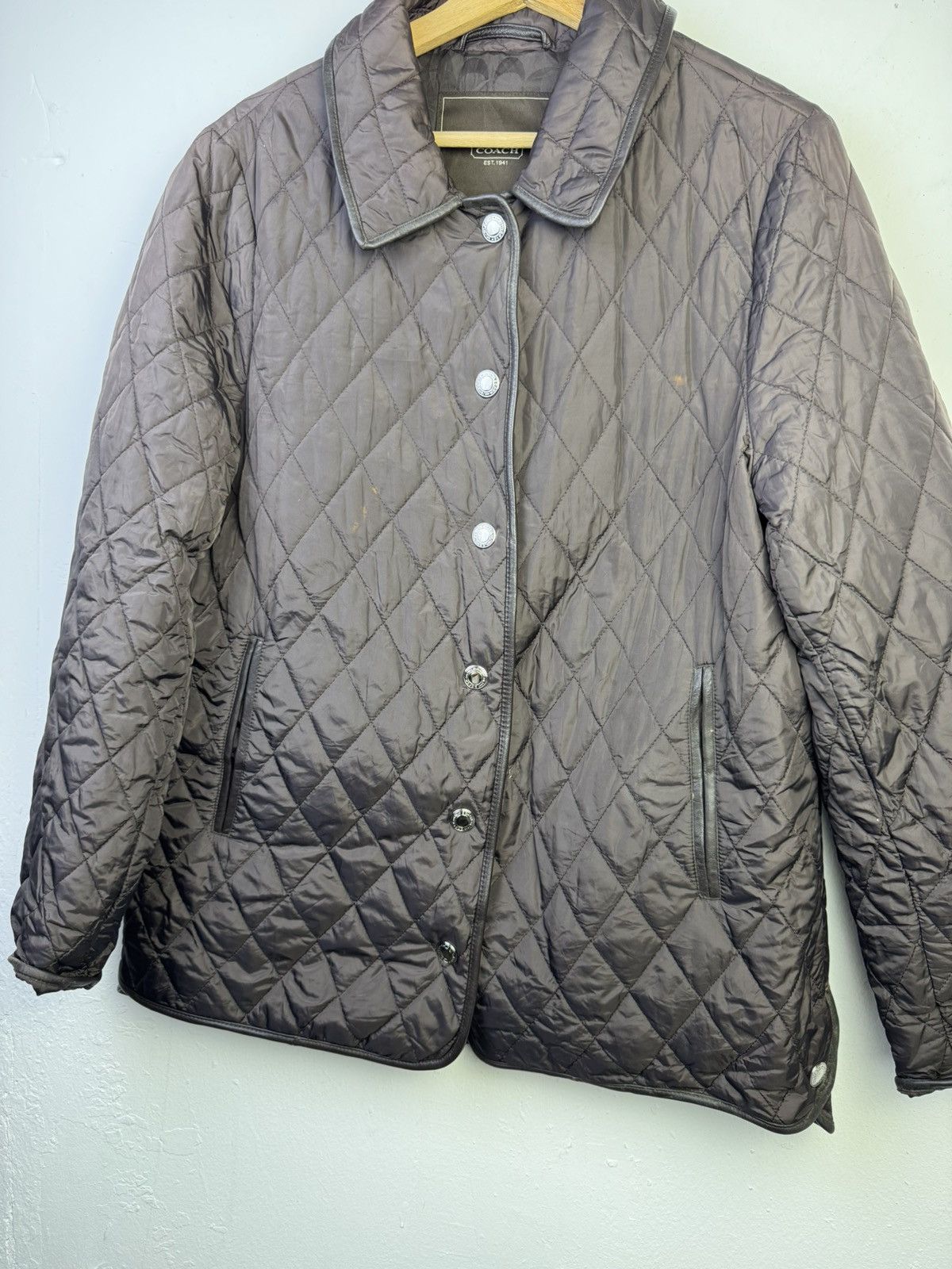Coach Coach quilted nylon jacket Size US L / EU 52-54 / 3 - 3 Thumbnail