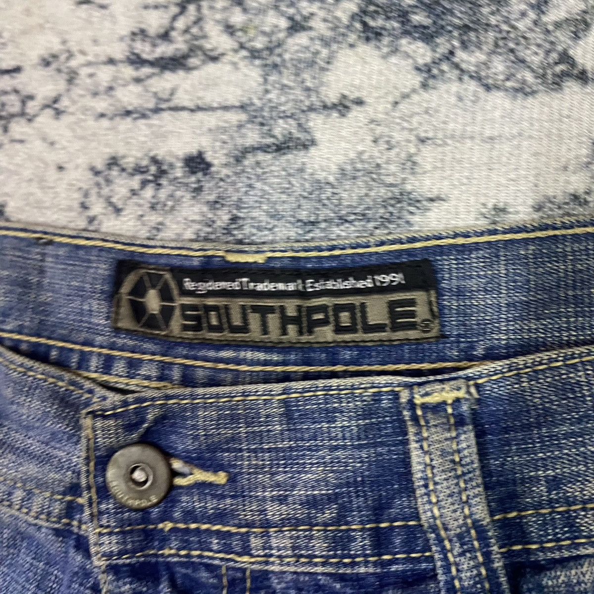 Southpole Vintage Y2K Southpole Baggy Denim Jeans Size US 34 / EU 50 - 7 Thumbnail