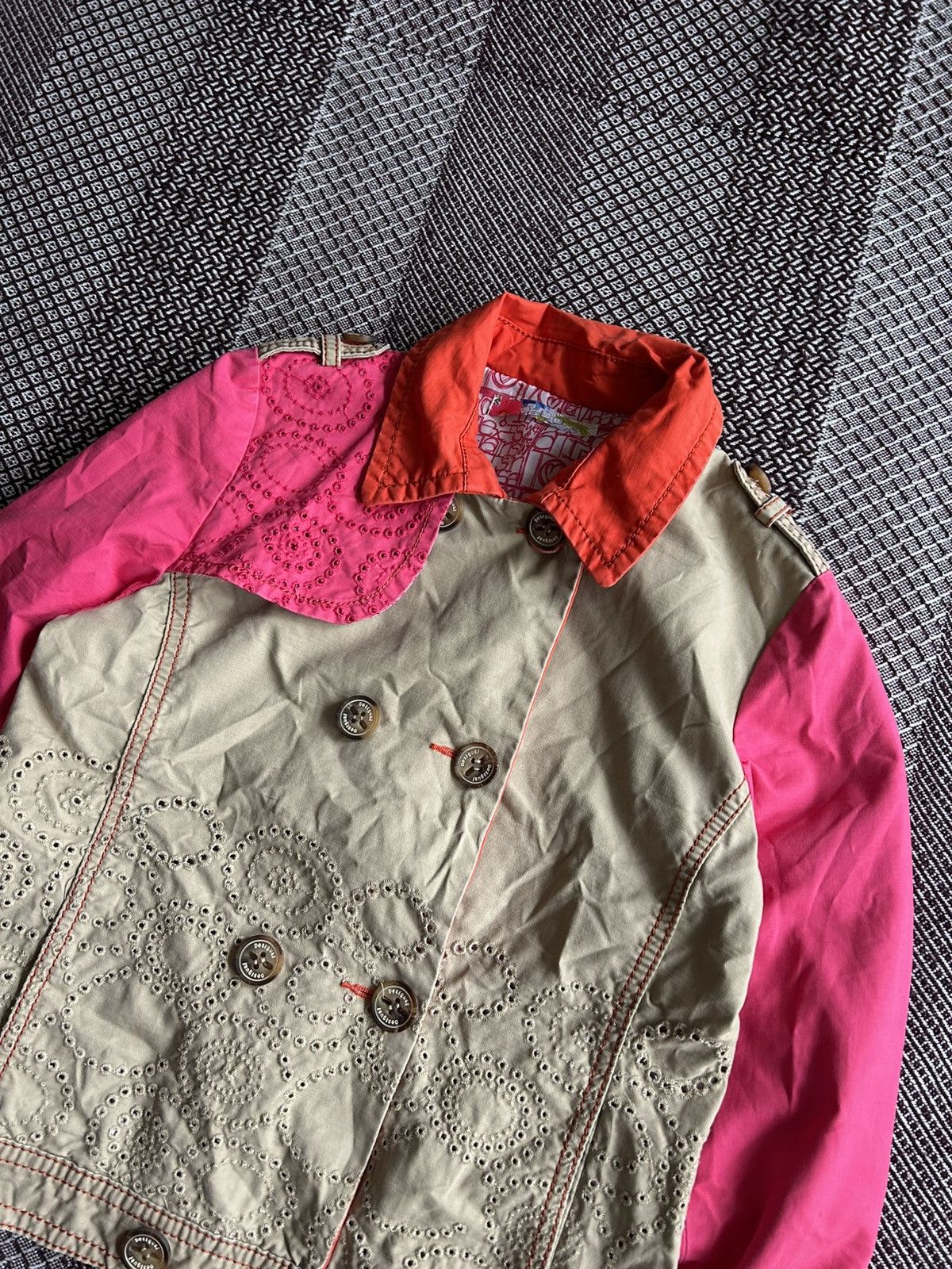 Desigual Vintage Desigual Women Jacket Size 42 Streetwear Solid Style Size M / US 6-8 / IT 42-44 - 5 Thumbnail