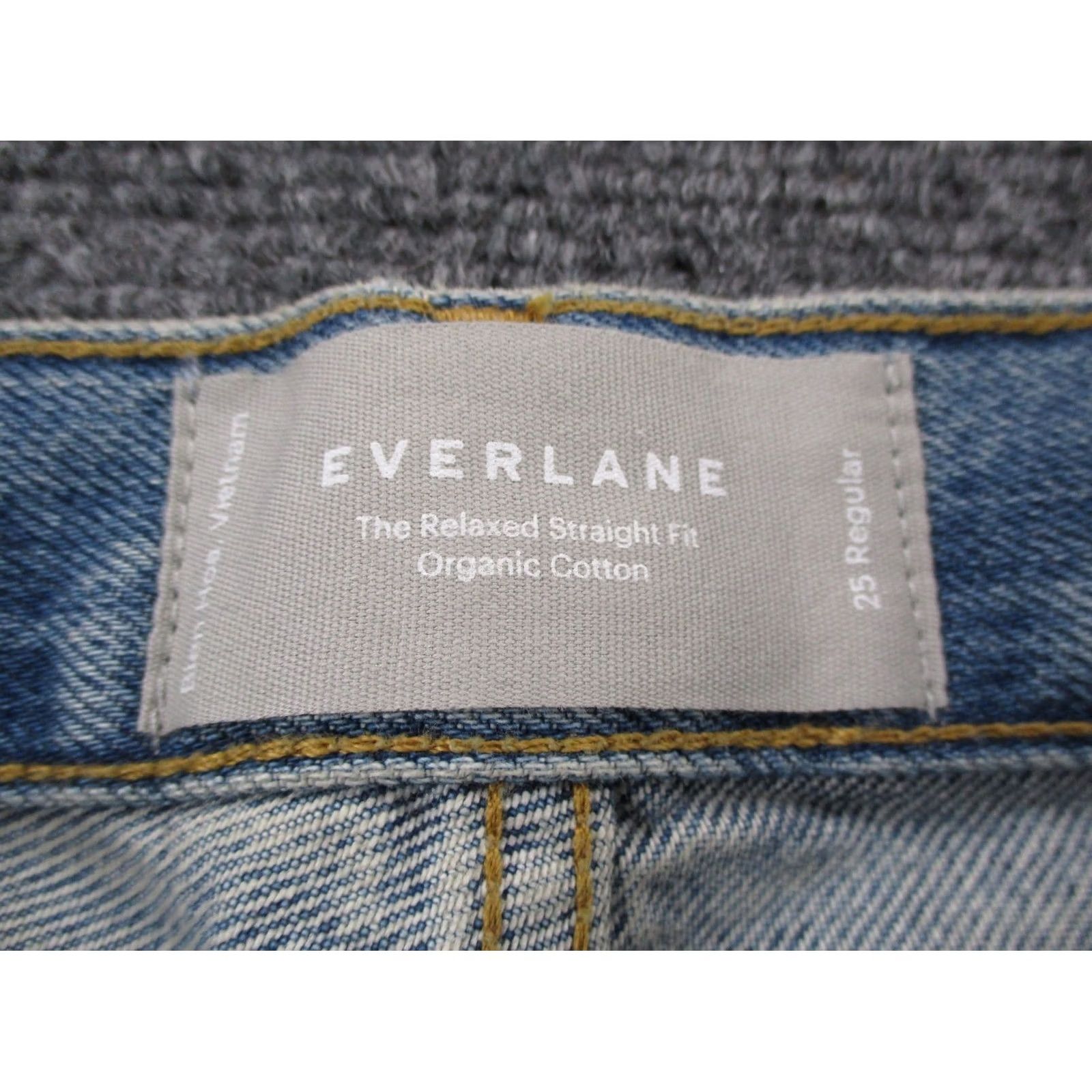 Everlane Vintage Everlane Jeans 25 Blue Denim - Relaxed Straight Fit - 5-Pocket Size 42" / US 20 - 7 Thumbnail