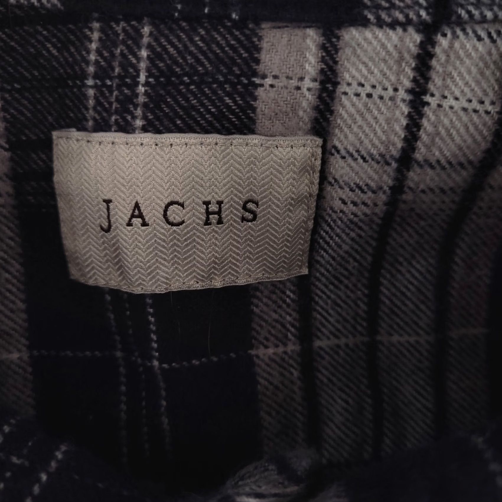 Vintage JACHS Shirt Mens XL Flannel Black Gray Long Sleeve Button Cotton Thick Regular Plaid Shirt XL Mens Size US XL / EU 56 / 4 - 3 Thumbnail