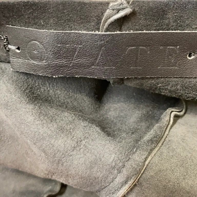 Ovate Leather Jacket Minimal Open Front XS Dark Gray Size XS / US 0-2 / IT 36-38 - 7 Thumbnail