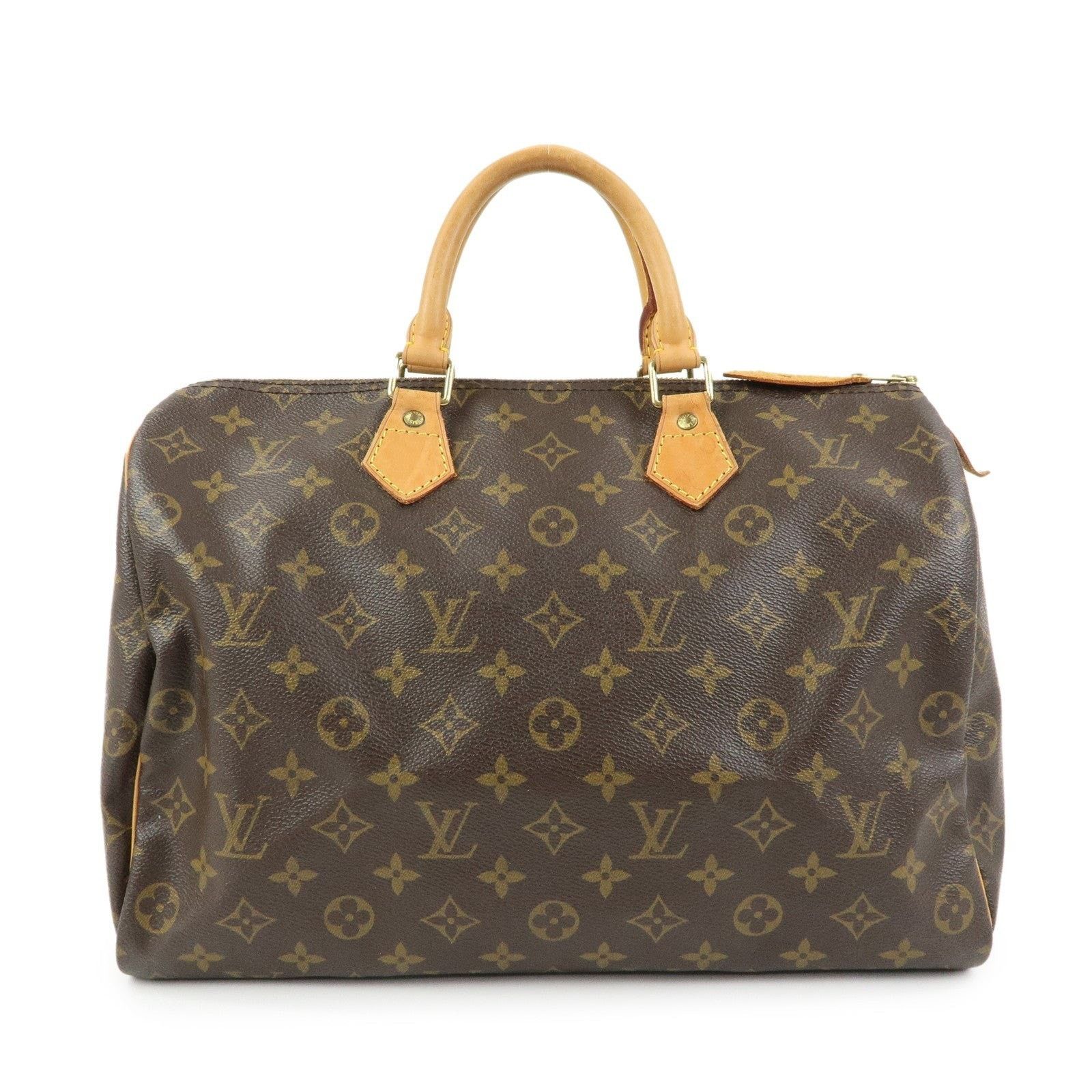 Louis Vuitton Louis Vuitton Monogram Speedy 35 Satchel Brown Size ONE SIZE - 1 Thumbnail