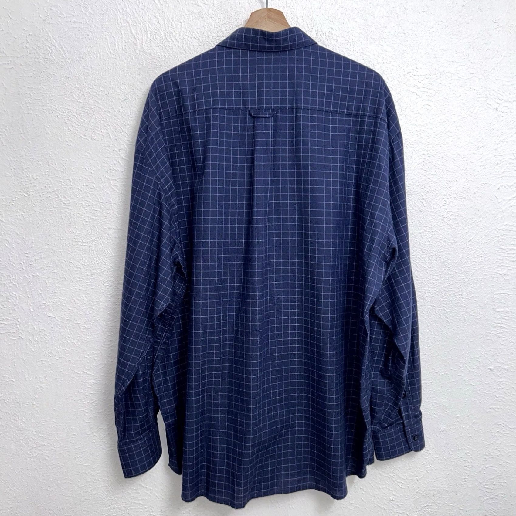 Zanella Zanella Button-Up Shirt Pocket Blue 2XL Men’s Regular Long Sleeve Button-Down Classic Size US XXL / EU 58 / 5 - 2 Thumbnail