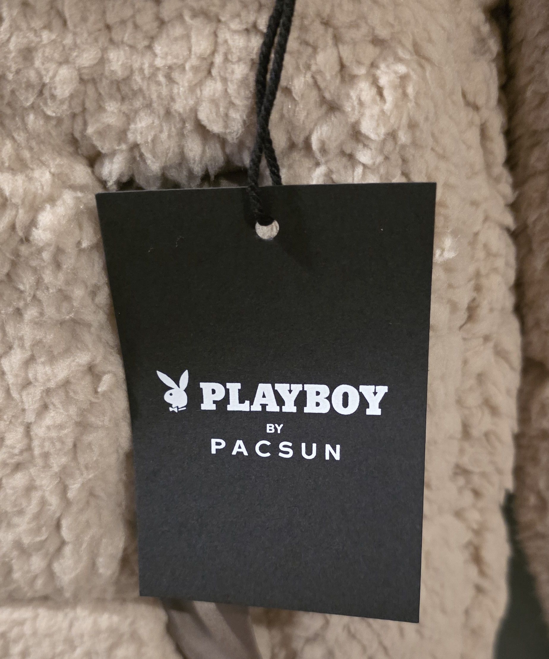 Pacsun × Playboy PacSun Playboy Women's Sherpa Cropped Zip Front Jacket XS/S Size S / US 4 / IT 40 - 5 Thumbnail