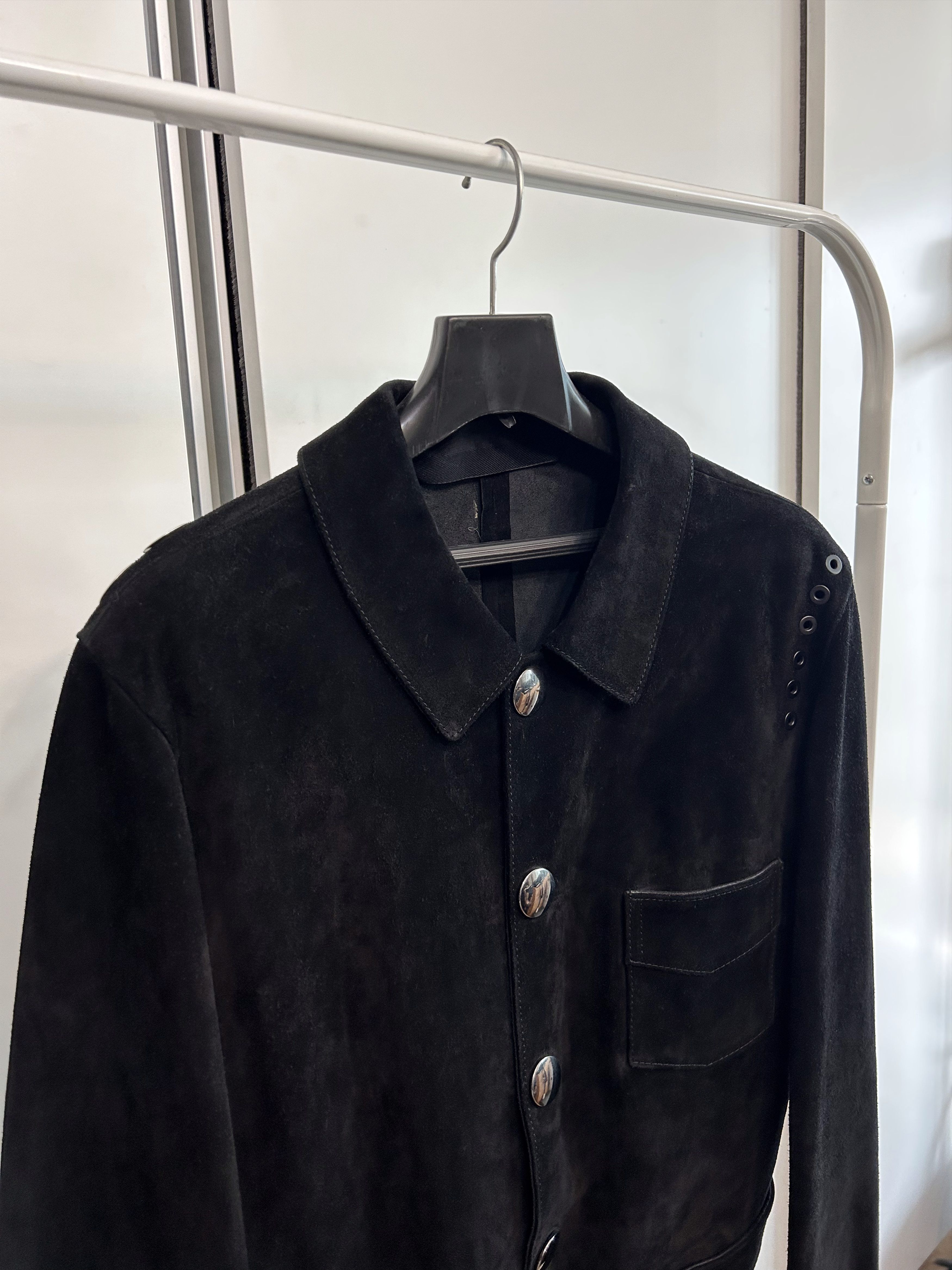 Acne Studios ACNE STUDIOS Eyelet Suede Jacket Size US L / EU 52-54 / 3 - 4 Thumbnail