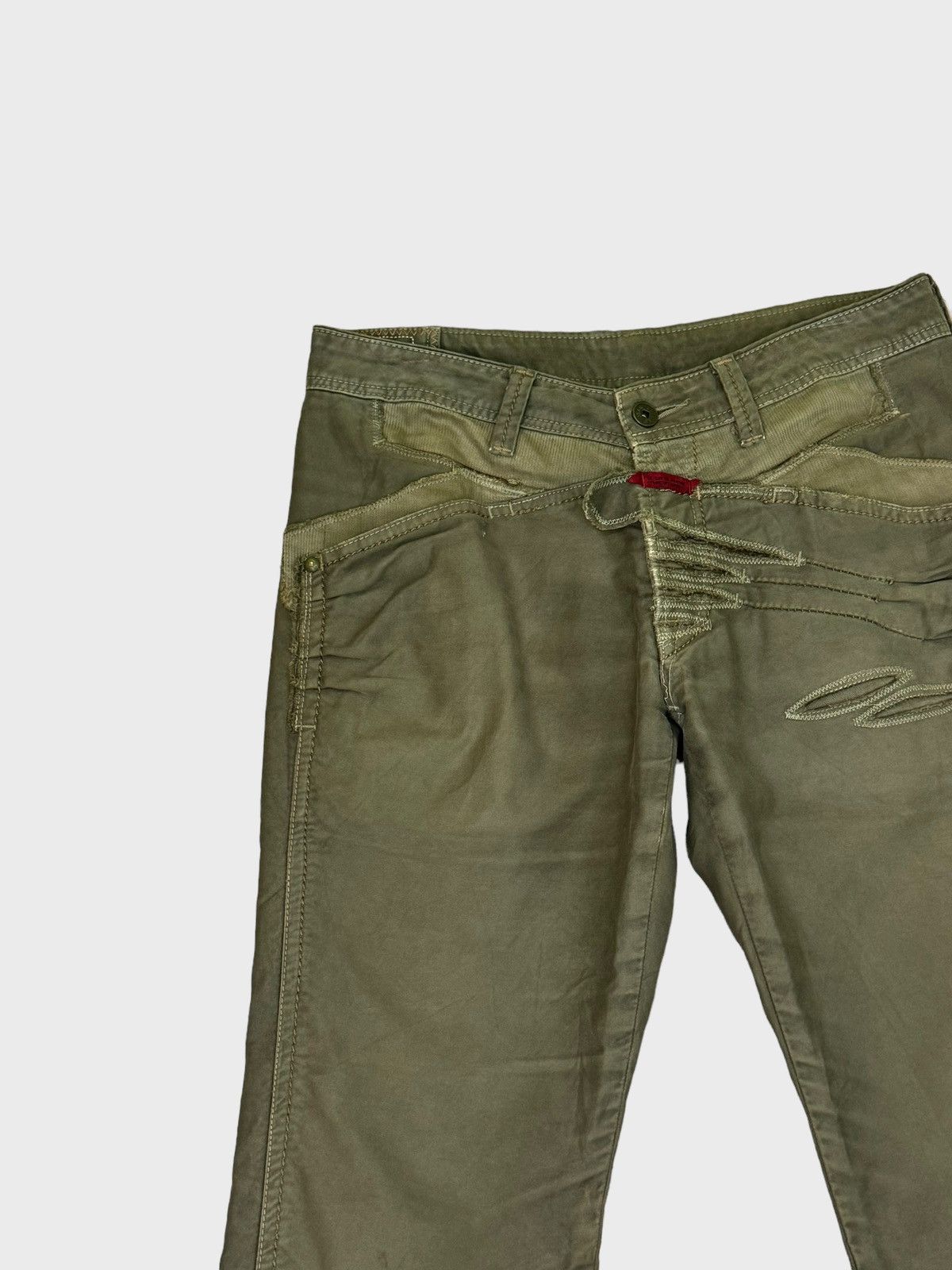 Marithe + Francois Girbaud × Vintage MARITHE FRANCOIS GIRBAUD RARE DESIGN PANTS Size US 29 - 4 Thumbnail