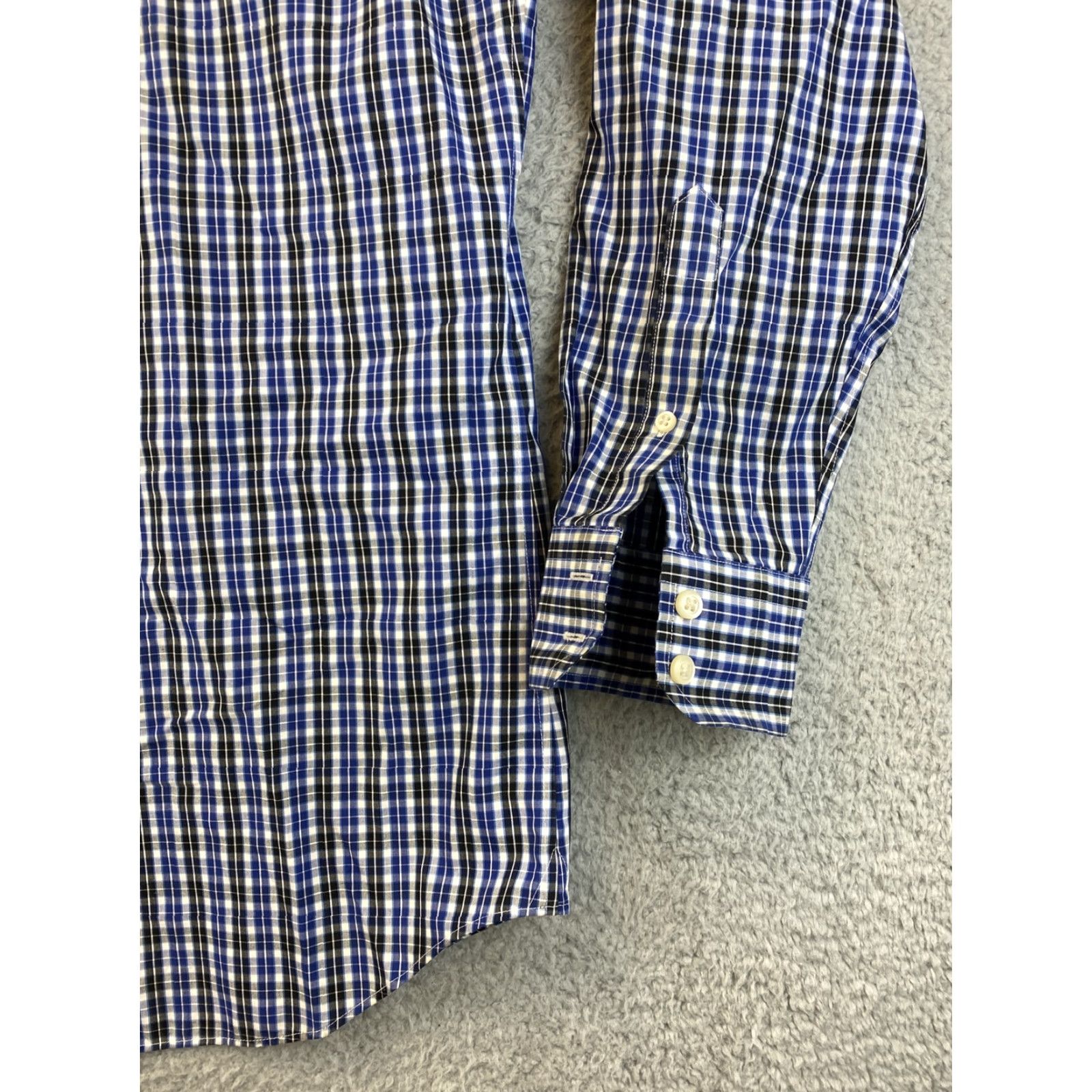 Banana Republic BANANA REPUBLIC Men’s Button Up Long Sleeve Plaid Dress Shirt L / 81-30 Size 42R - 2 Thumbnail
