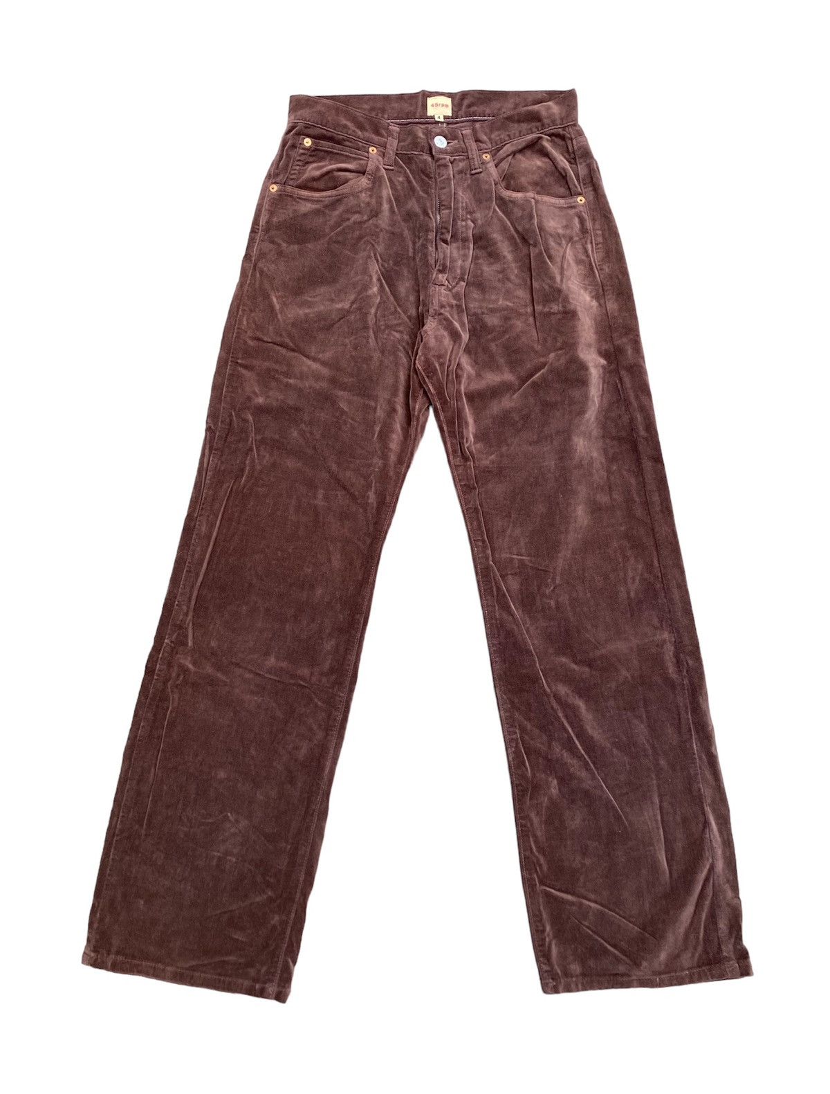 45rpm 45Rpm Velvet Baggy Pants Size US 30 / EU 46 - 1 Thumbnail