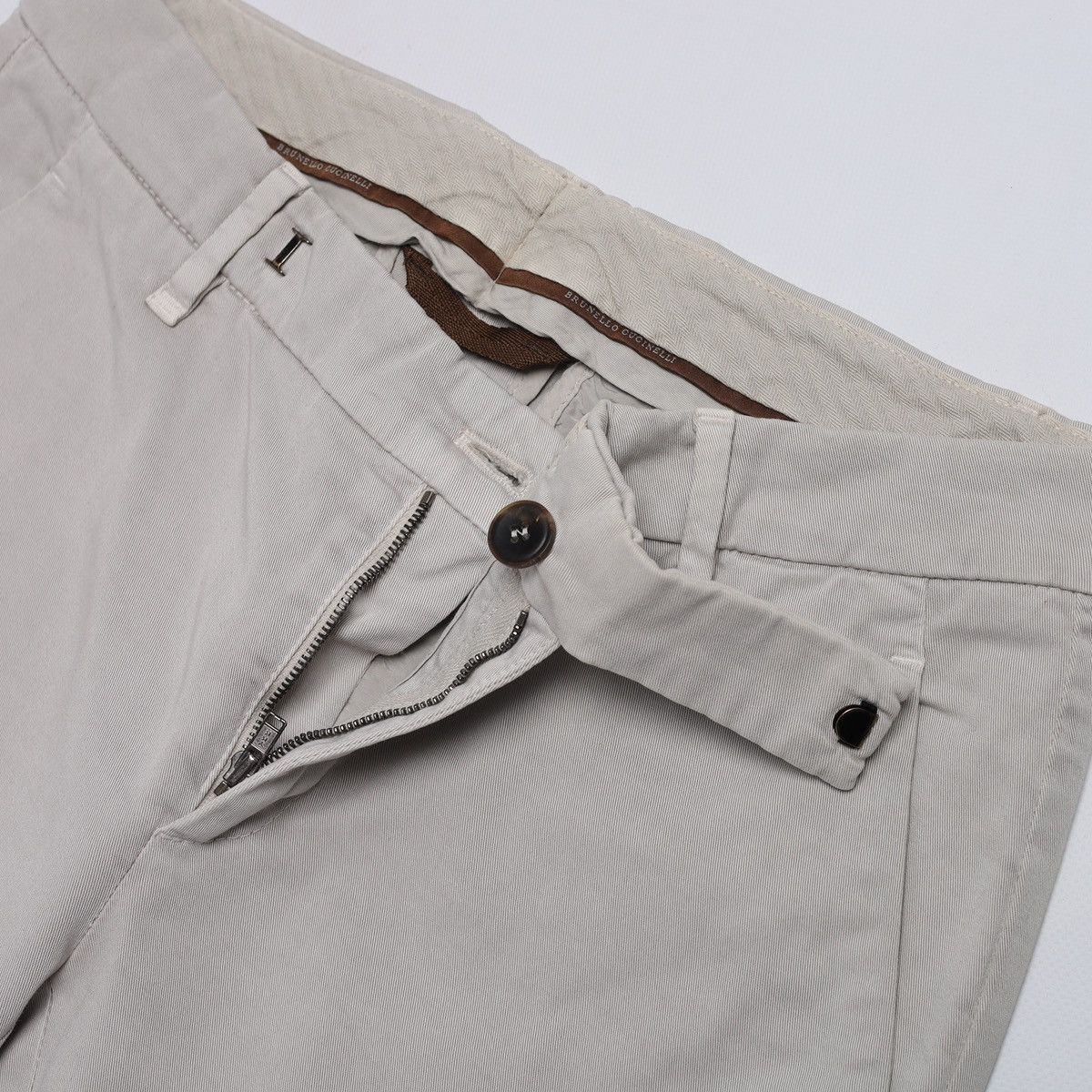 Brunello Cucinelli Brunello Cucinelli Washed Denim Cotton Trousers Pants Grey Size 27" / US 4 / IT 40 - 8 Thumbnail