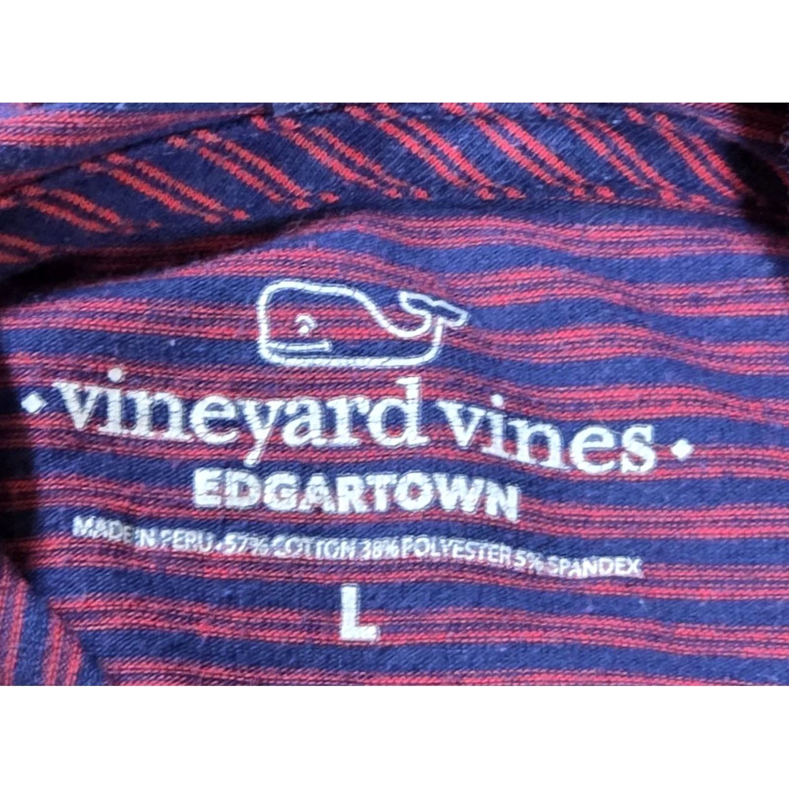 Vineyard Vines Vineyard Vines Edgartown Striped Hooded Tshirt Pink Blue Long Sleeve Men L Shirt Hoodie Pullover Logo Embroidered Knit Cotton Casual Preppy Baggy Size US L / EU 52-54 / 3 - 6 Thumbnail