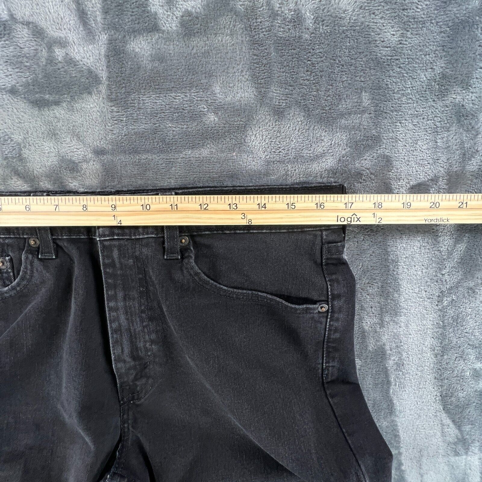 Levi's Levis 505 Jeans Men 33x34 Black Straight Denim Y2K Skate Emo Size US 33 - 8 Thumbnail