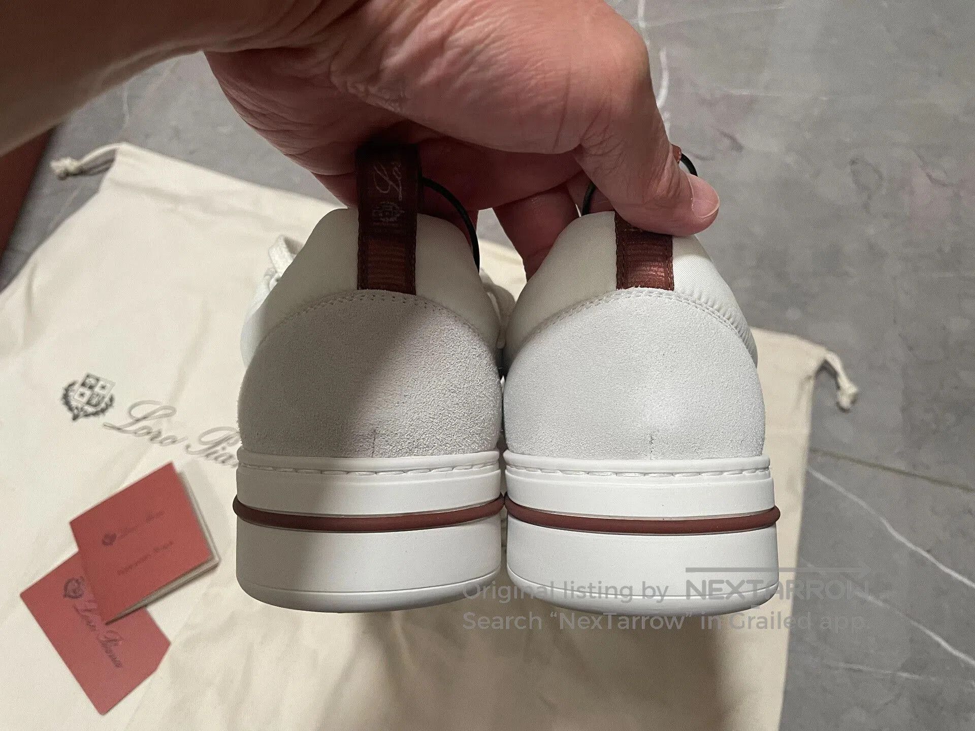 Loro Piana Loro Piana Newport Walk Leather Sneakers. Size US 8 / EU 41 - 6 Thumbnail