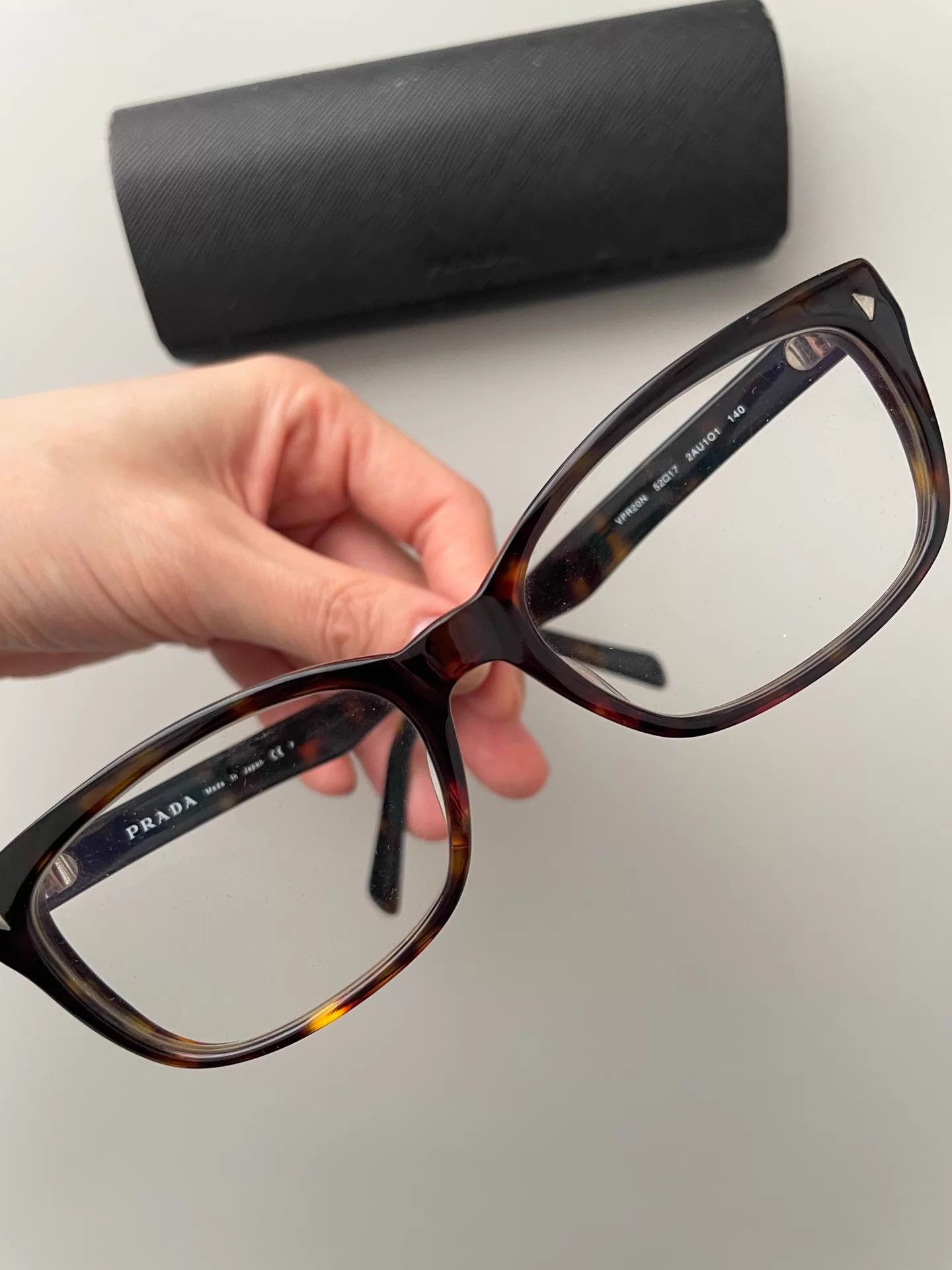 Prada Prada Jpn-Made Retro Slim Eyeglasses ) Face Flattering Size ONE SIZE - 5 Thumbnail