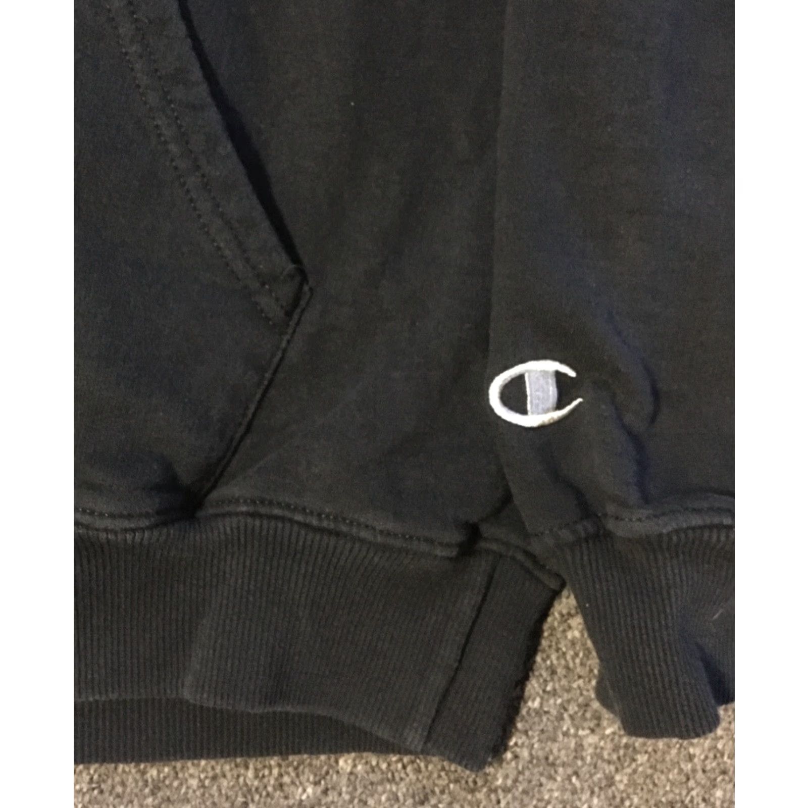 Champion VINTAGE Champion Hoodie L Black Spread Your Wings Mens 90s Grunge Sports Logo USA Baseball Football School University Size US L / EU 52-54 / 3 - 5 Thumbnail