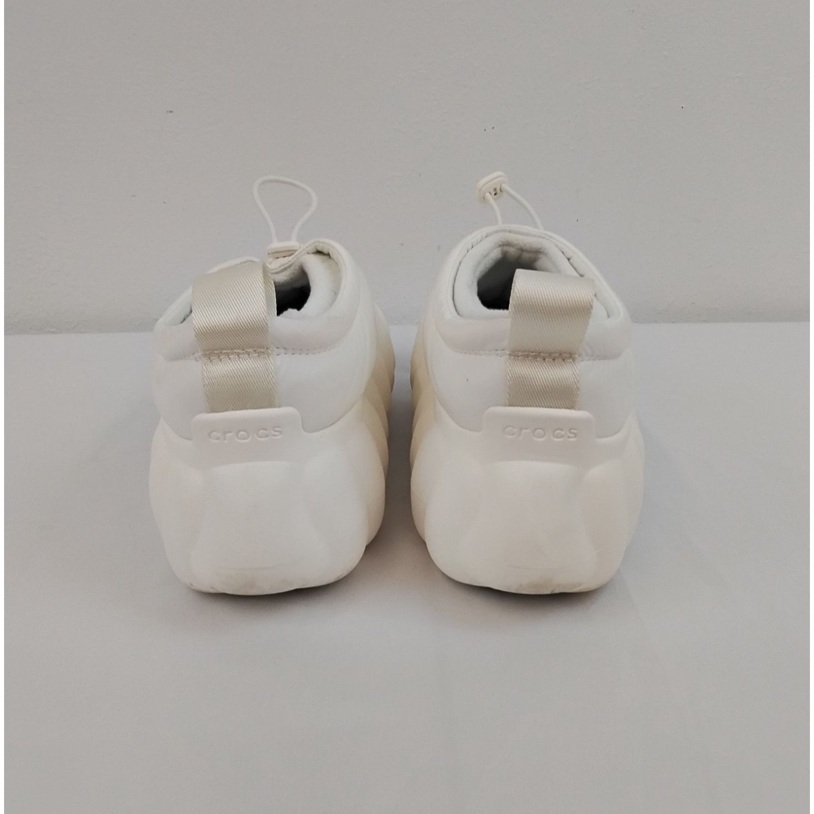 Crocs Crocs Overpuff Shorty Slip-On Shoes Men's 7 Women's 9 White Size US 7 / EU 40 - 4 Thumbnail