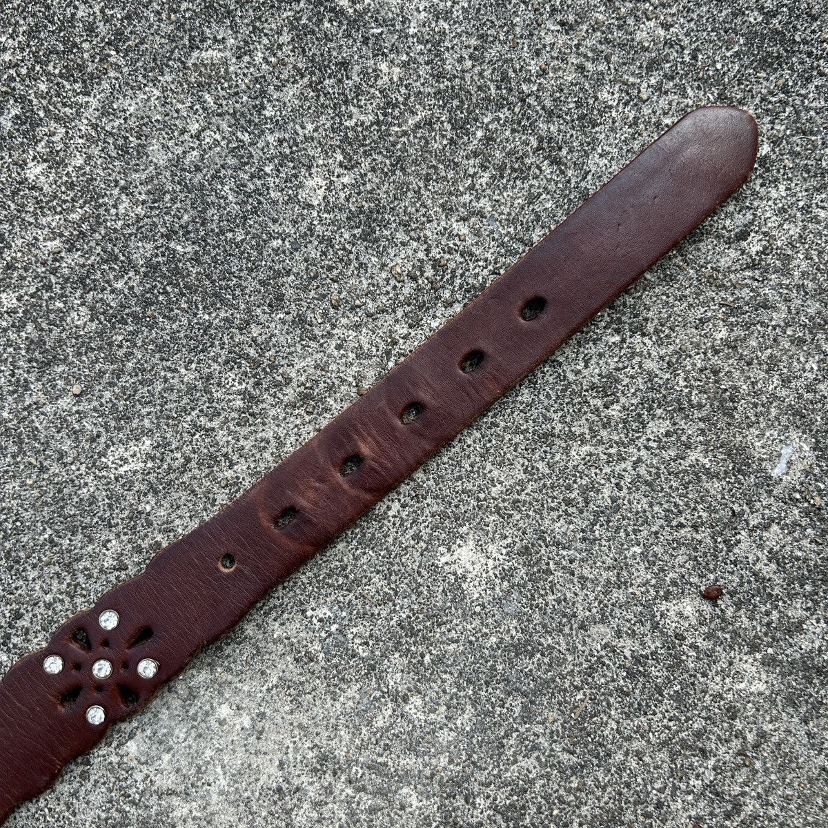Vintage Vintage studded leather belt (Kapital Style) Size ONE SIZE - 11 Thumbnail