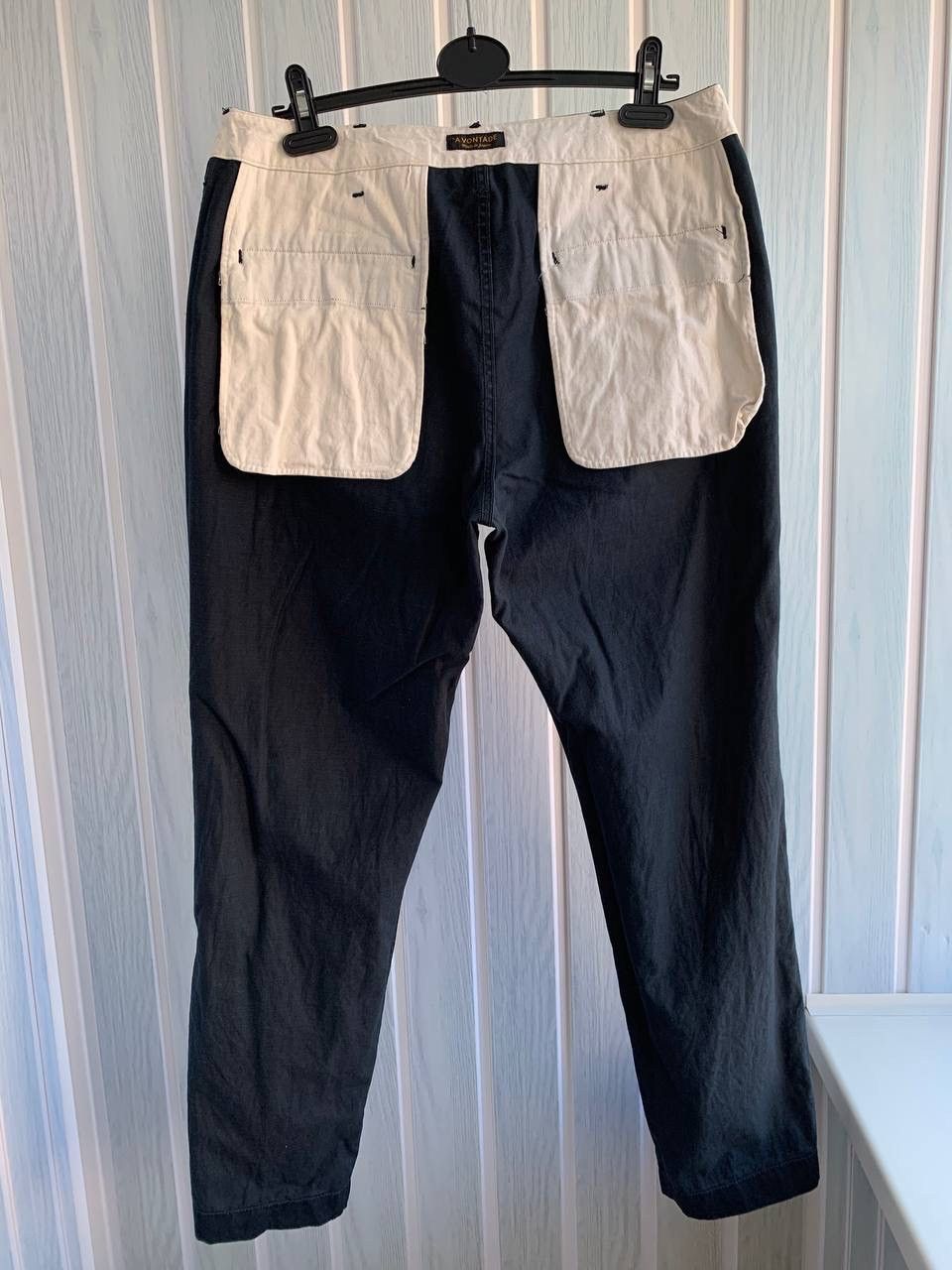 *A VONTADE × Japanese Brand A VONTADE Navy Sanforized Cotton By Drive On Track Trousers Size US 33 - 6 Thumbnail