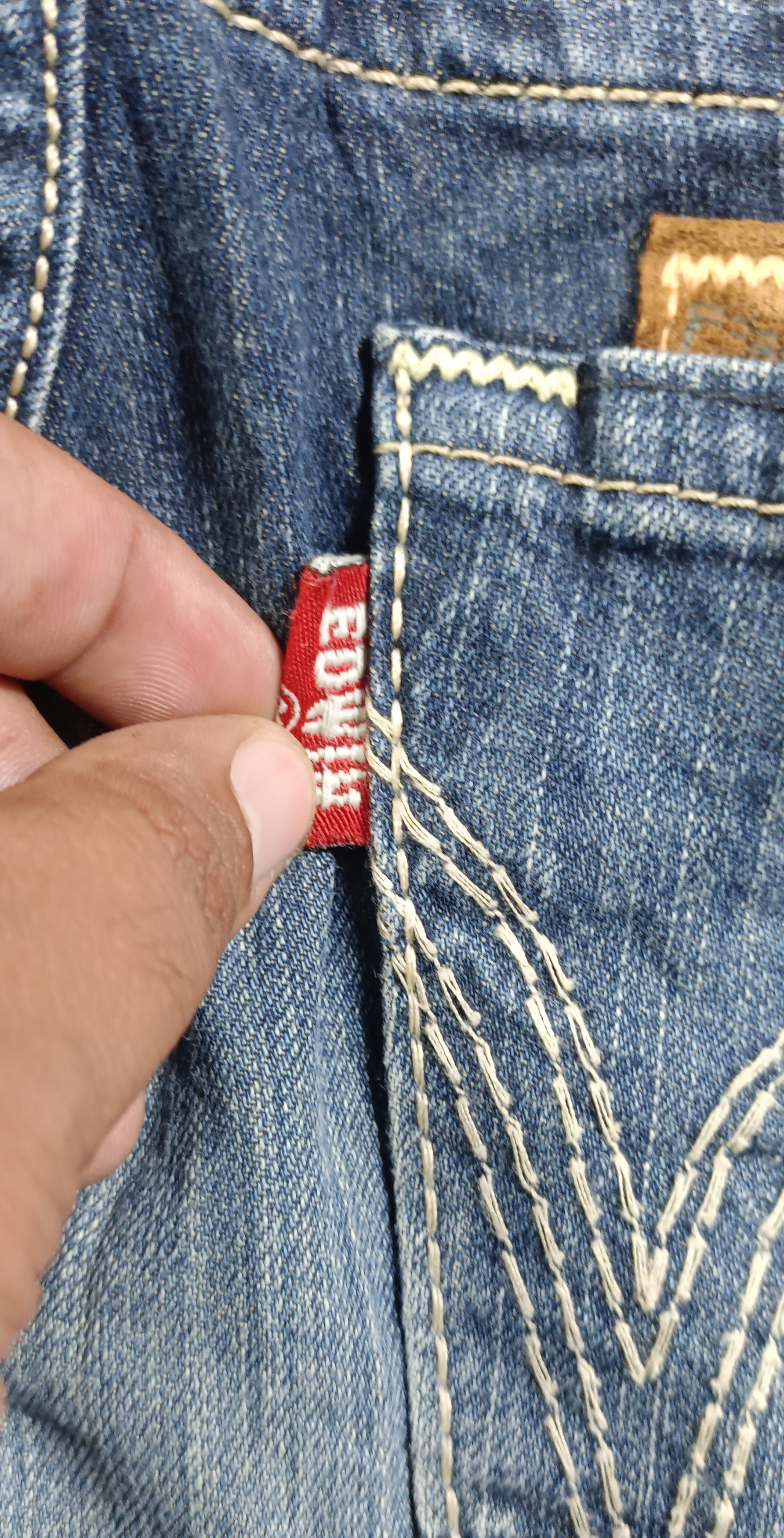 Edwin × If Six Was Nine Vintage🔥Edwin Exclusive Vintage Distressed Jeans Size 32" / US 10 / IT 46 - 10 Thumbnail