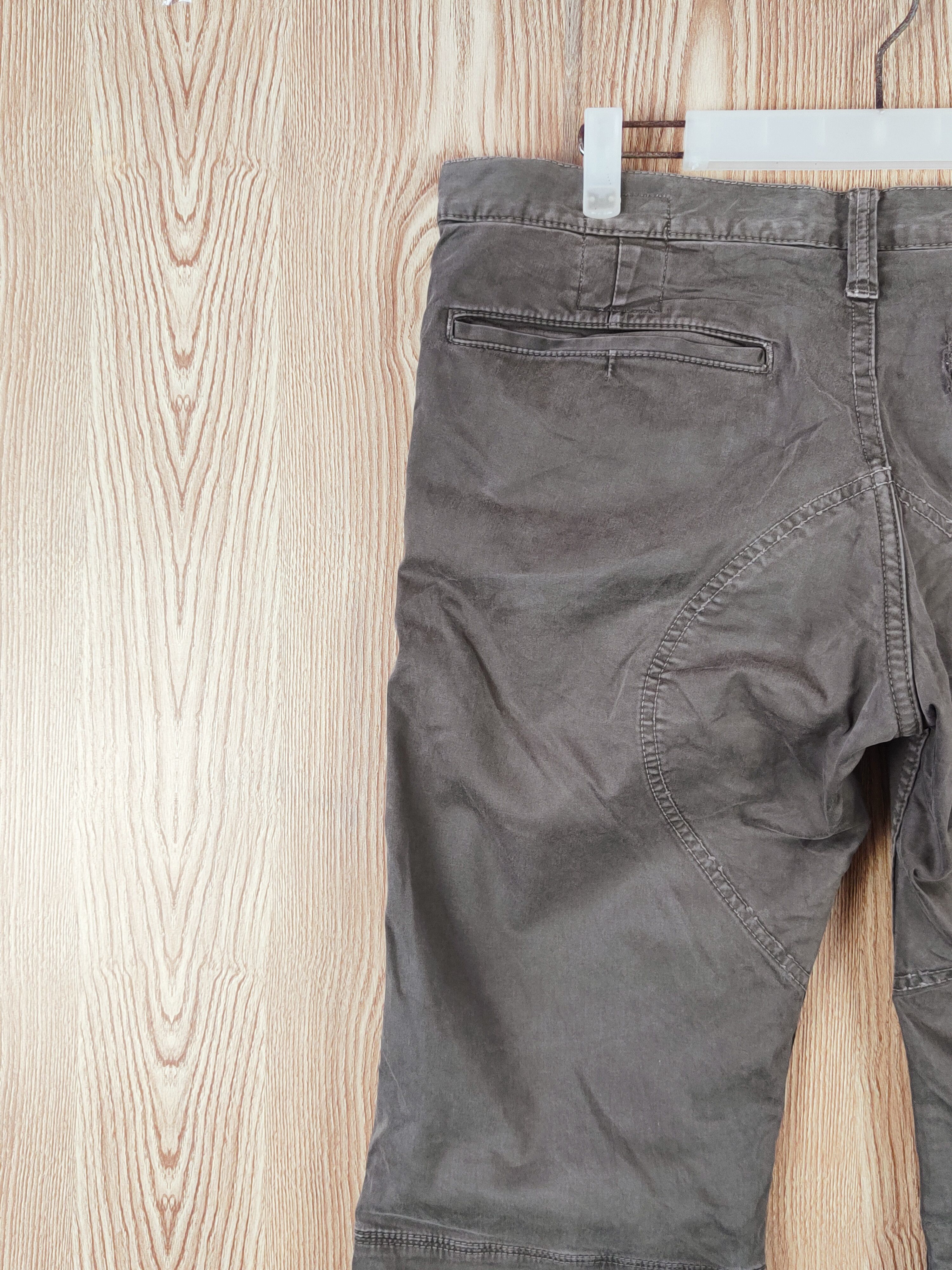 Quadro Dark Brown Multipocket Casual Pants #W624