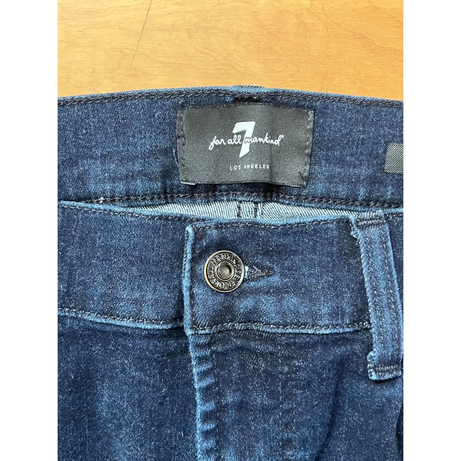 7 For All Mankind 7 For All Mankind Slimmy Key Slim Straight Leg Jeans Mens Size US 31 - 5 Thumbnail