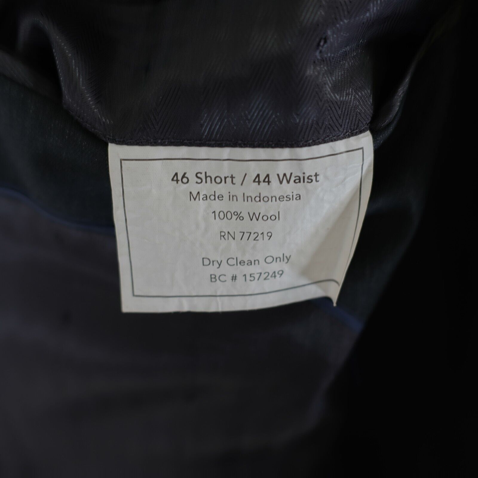 Joseph & Feiss Joseph & Feiss Charcoal Gray Wool Suit Jacket 46S 2 Button 1 Size 46S - 9 Thumbnail