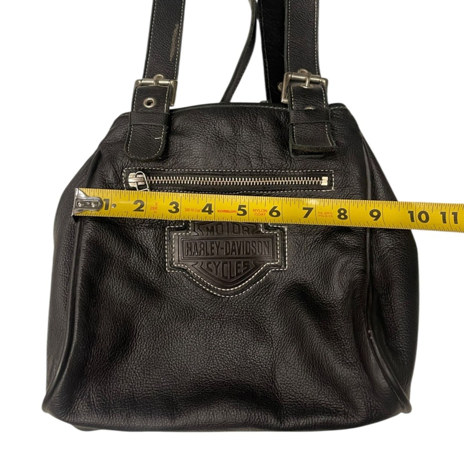 Harley Davidson Harley-Davidson women's black genuine leather purse Size ONE SIZE - 8 Thumbnail
