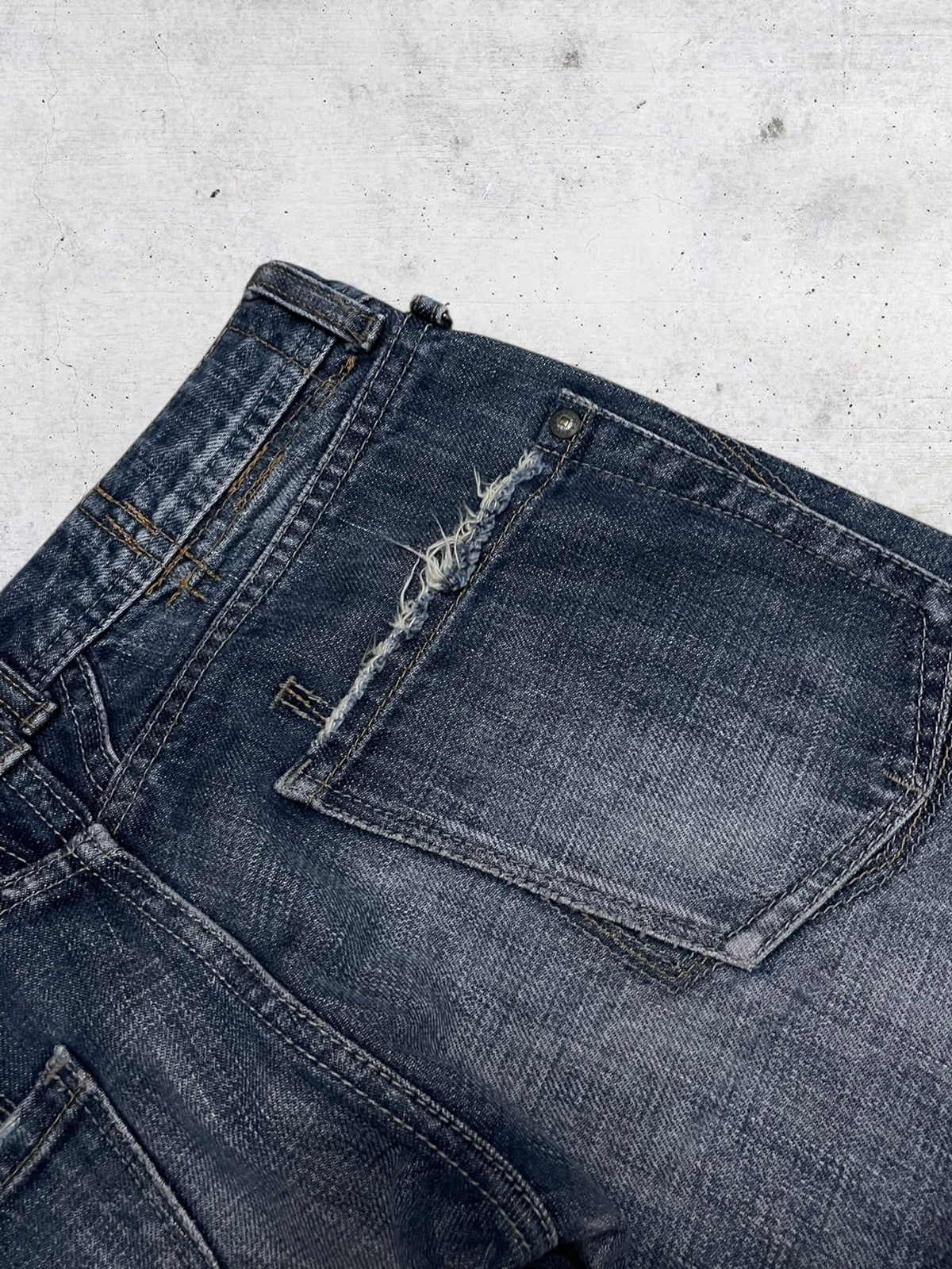 Marithe + Francois Girbaud VINTAGE MARITHE FRANCOIS GIRBAUD DESIGNER 90S FLARED DENIM Size US 26 / EU 42 - 16 Thumbnail