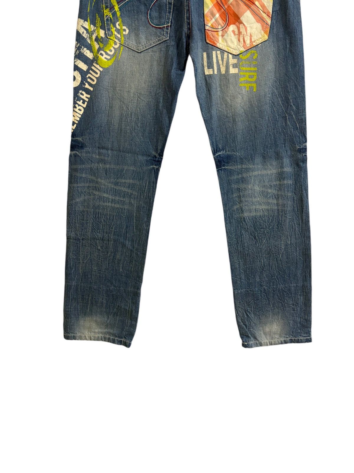Vintage VINTAGE GOTCHA JEANS SIZE 35 Size US 35 - 10 Thumbnail