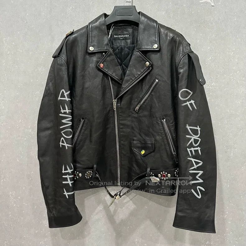Balenciaga Balenciaga Leather Jacket Size US S / EU 44-46 / 1 - 1 Thumbnail