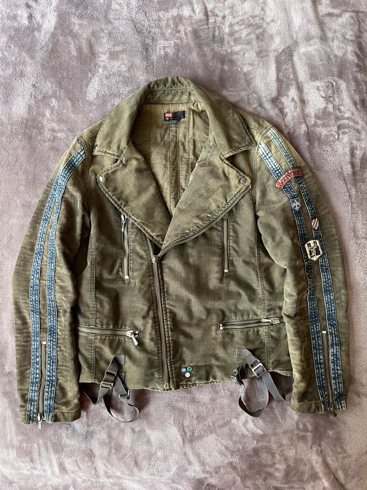 Diesel × Vintage DIESEL BLUE PANTHER FIGHTER SQUADRON 36060 Zipper