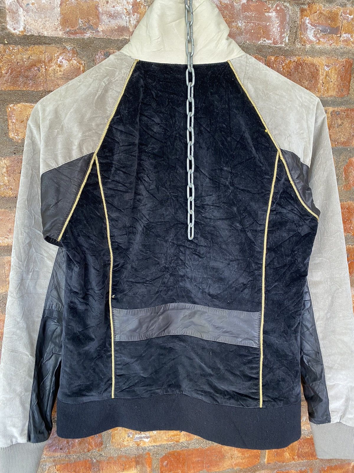 02DERIV. 02 Deriv Leather and velvet Jacket Size US S / EU 44-46 / 1 - 10 Thumbnail