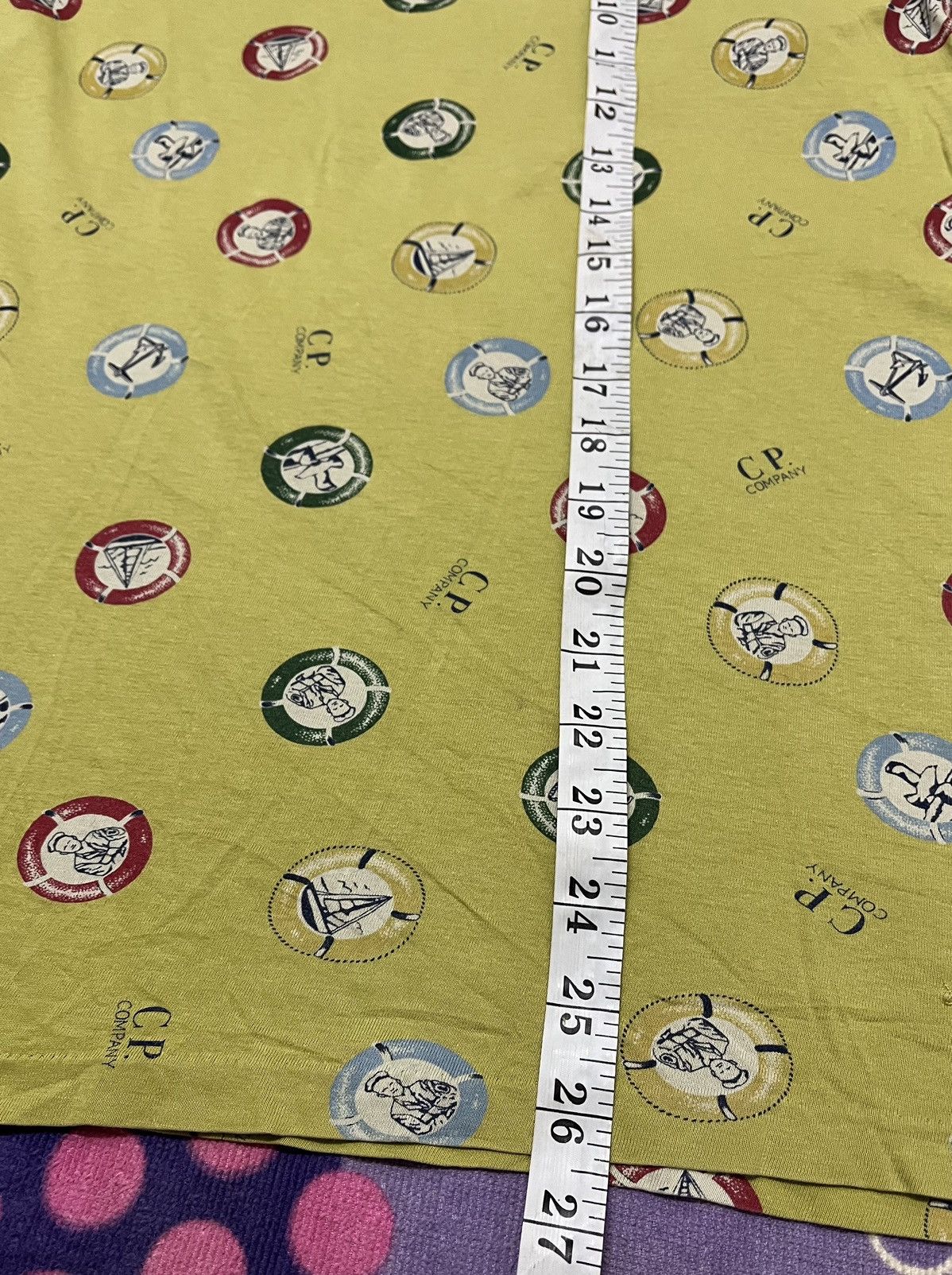 C.P. Company × Vintage Vintage CP COMPANY Single Stitch Fullprint Shirt Size US S / EU 44-46 / 1 - 10 Thumbnail