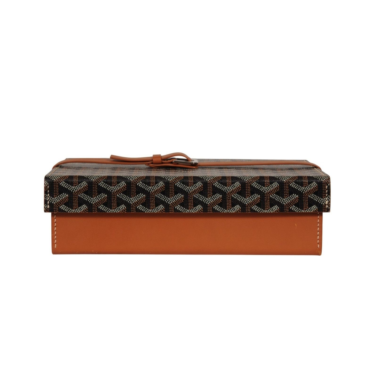 Goyard Montre De Voyage Eight Watch Box Black Tan Travel Trunk Size ONE SIZE - 3 Thumbnail