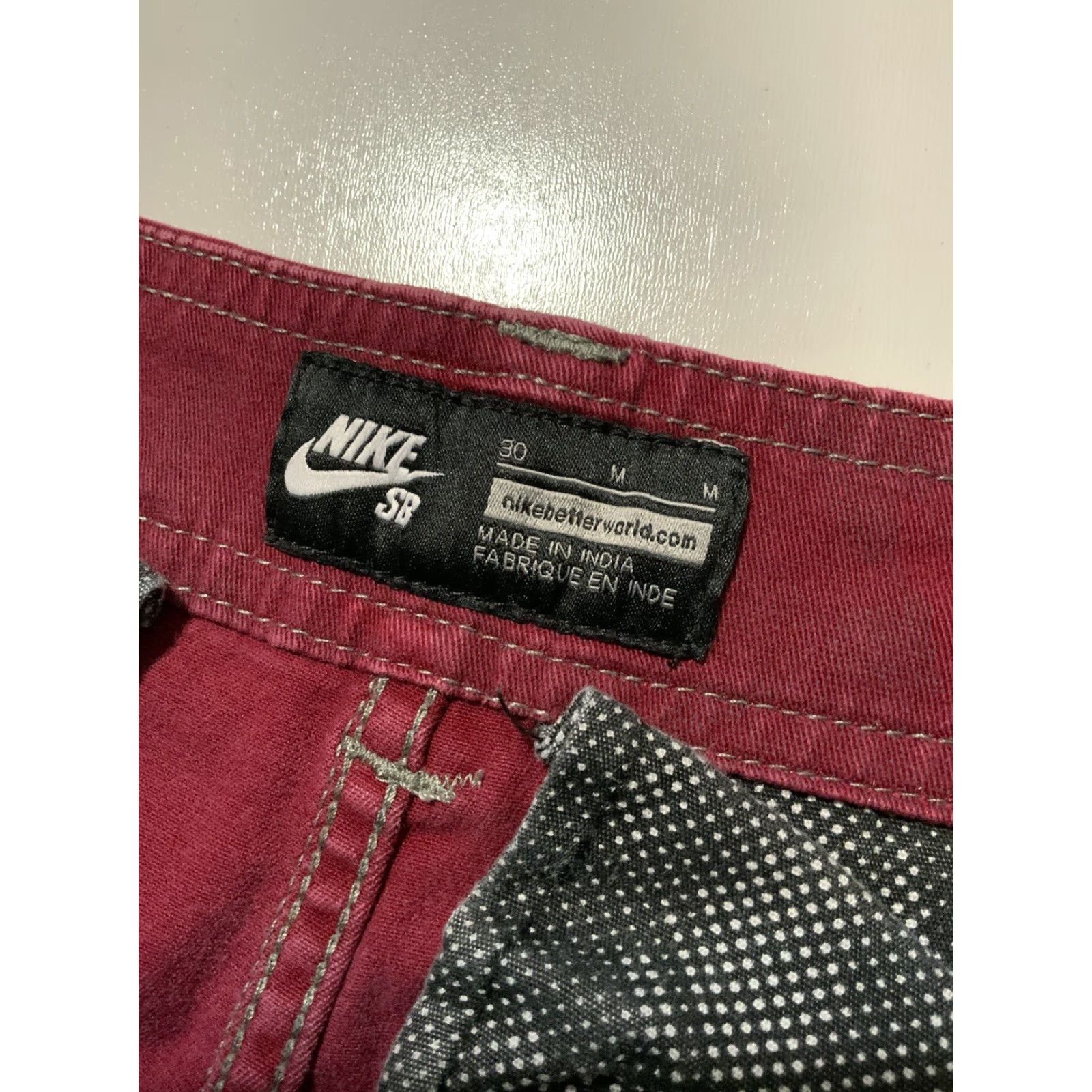 Nike VINTAGE Nike SB Hawthorne Red Camouflage Ripstop Cargo Shorts Sz. 30 Size US 30 / EU 46 - 5 Thumbnail