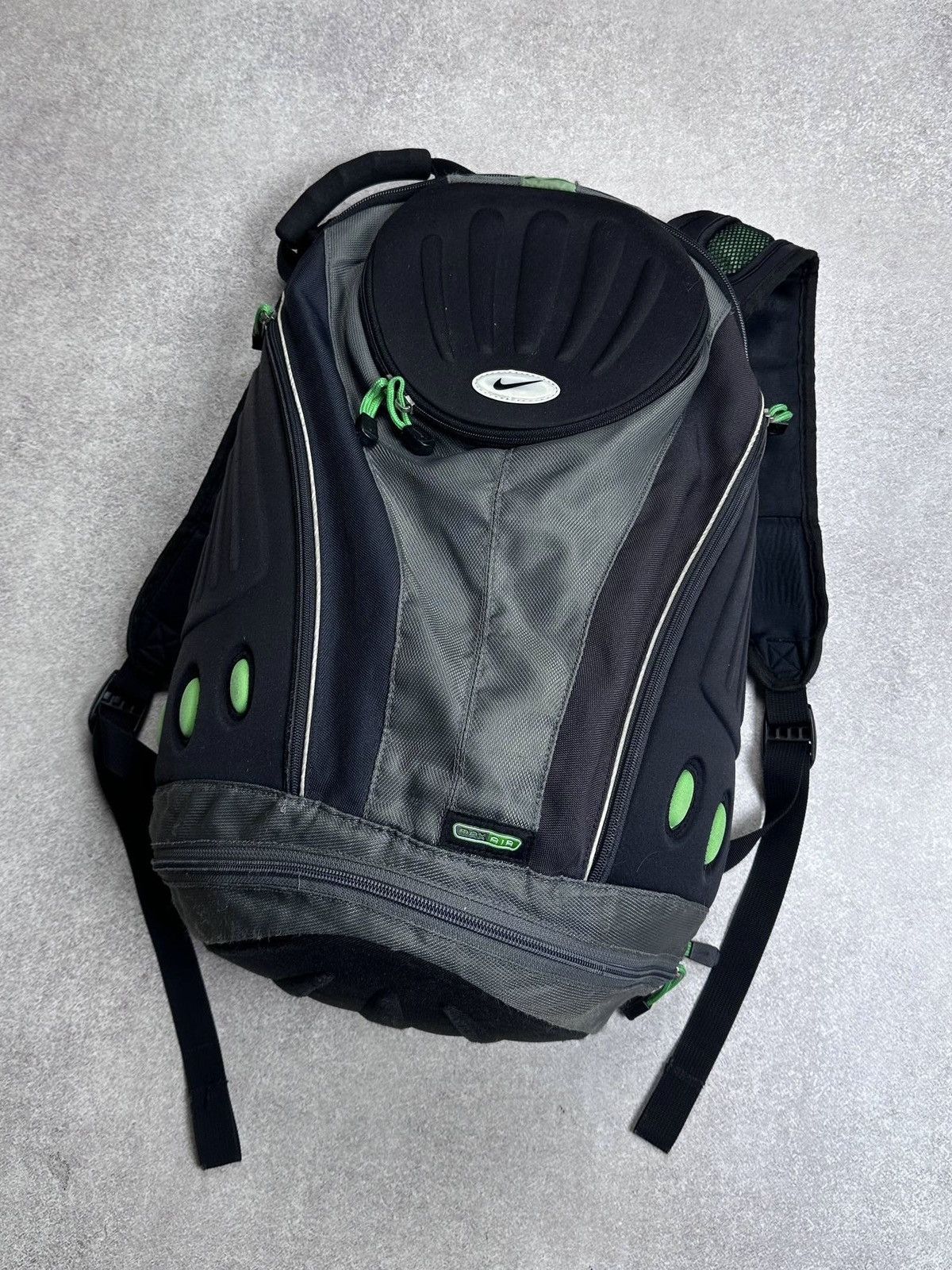 Nike Grail! Vintage 00's Nike Air Max Backpack Rare Size ONE SIZE - 2 Thumbnail