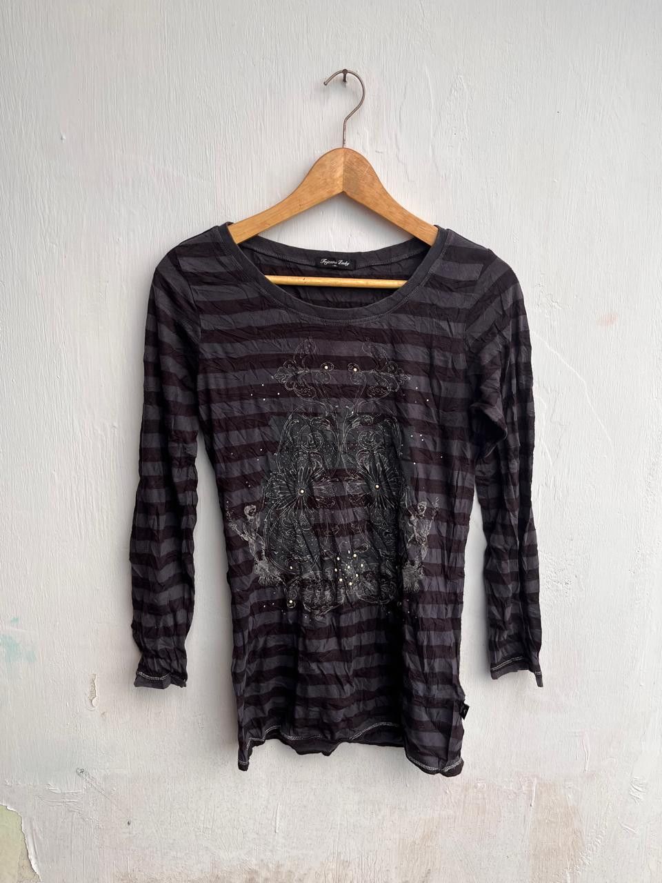 14th Addiction Frjeans Lady Art Poem Classic Ladies Longsleeve LGB Size S / US 4 / IT 40 - 6 Thumbnail