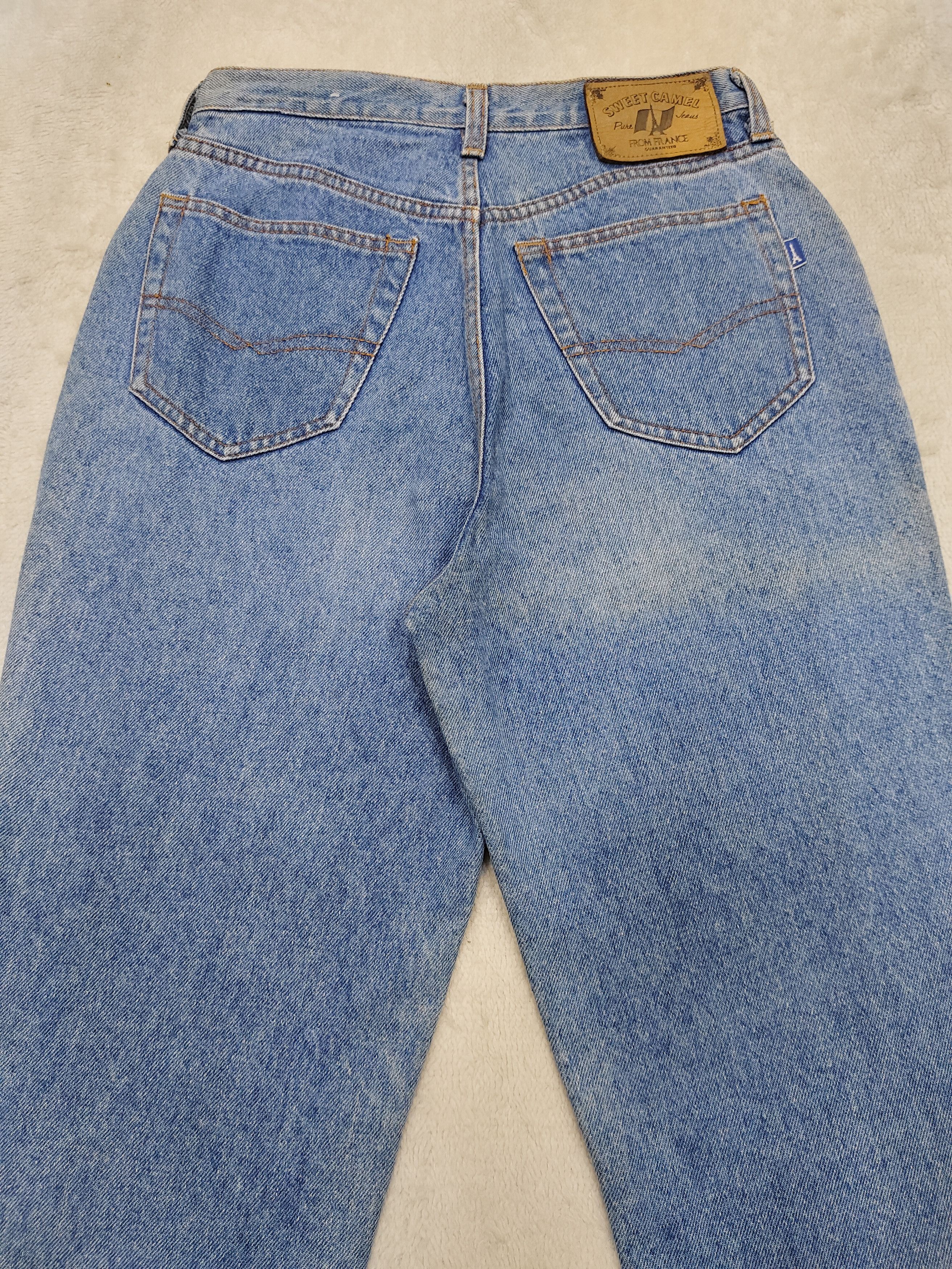 Japanese Brand 🔥Vtg Sweet Camel 🇫🇷 High Waist Washed Jeans Size 28" / US 6 / IT 42 - 5 Thumbnail