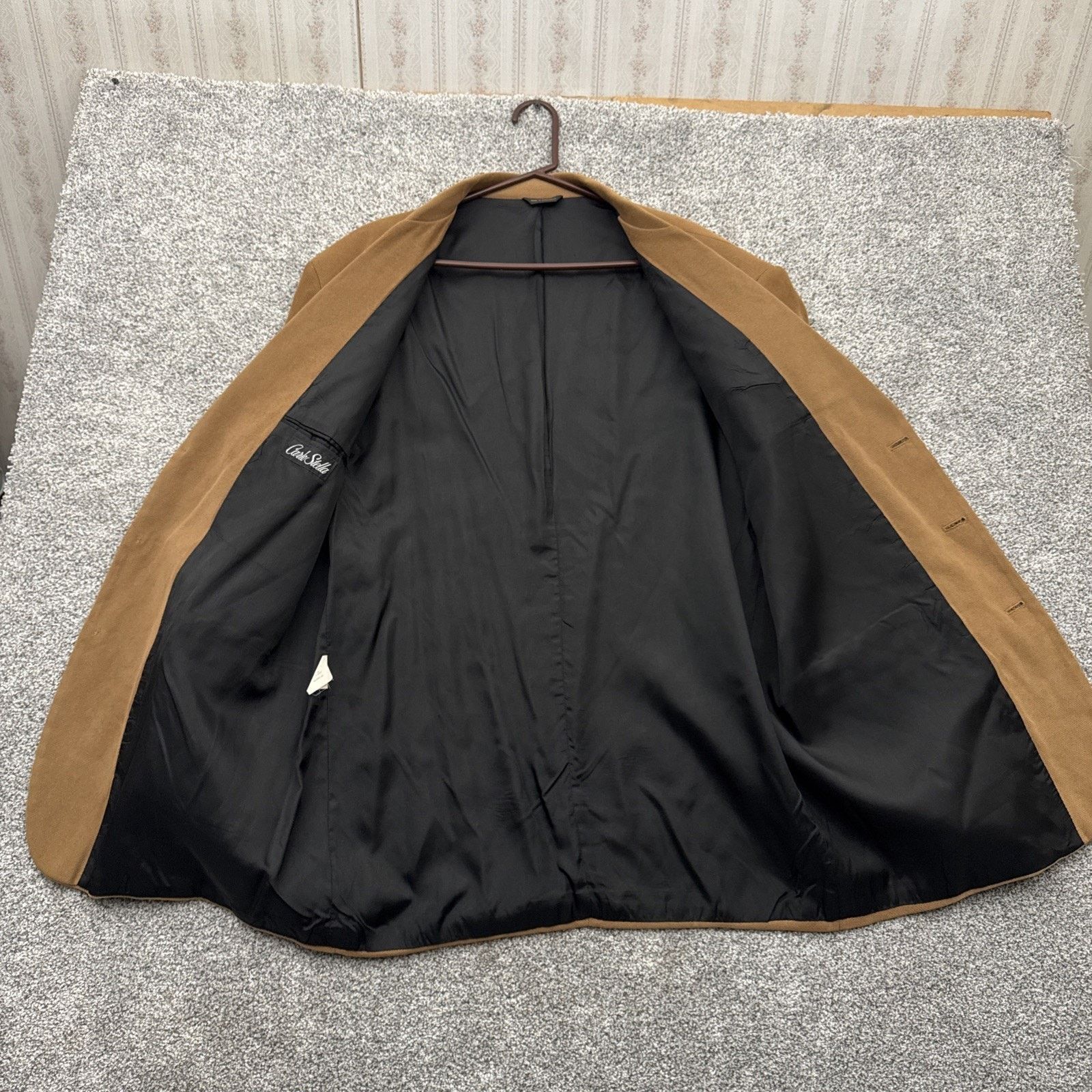 Other Carlo Stella Suit Coat Mens 44L Retro Preppy Office Dapper Size 44L - 5 Thumbnail