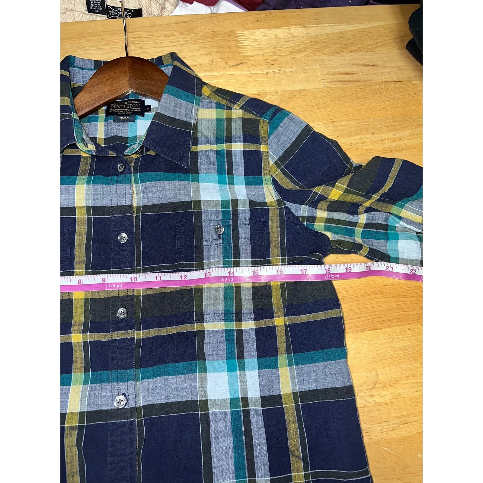 Pendleton Pendleton Button Up Shirt Woolen Mills Blue Multicolor Small Size US S / EU 44-46 / 1 - 9 Thumbnail