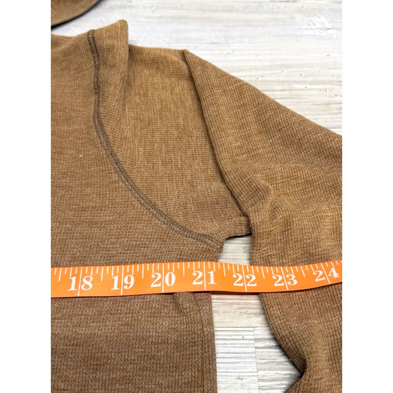 Life is Good Life is Good Hooded Top Womens L Brown V-Neck Pullover Hoodie Size L / US 10 / IT 46 - 6 Thumbnail