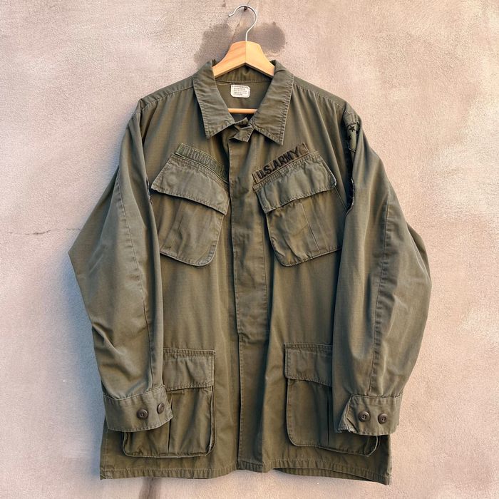 Vintage 69’ Military US Army Slant Pocket Jungle Jacket | Grailed