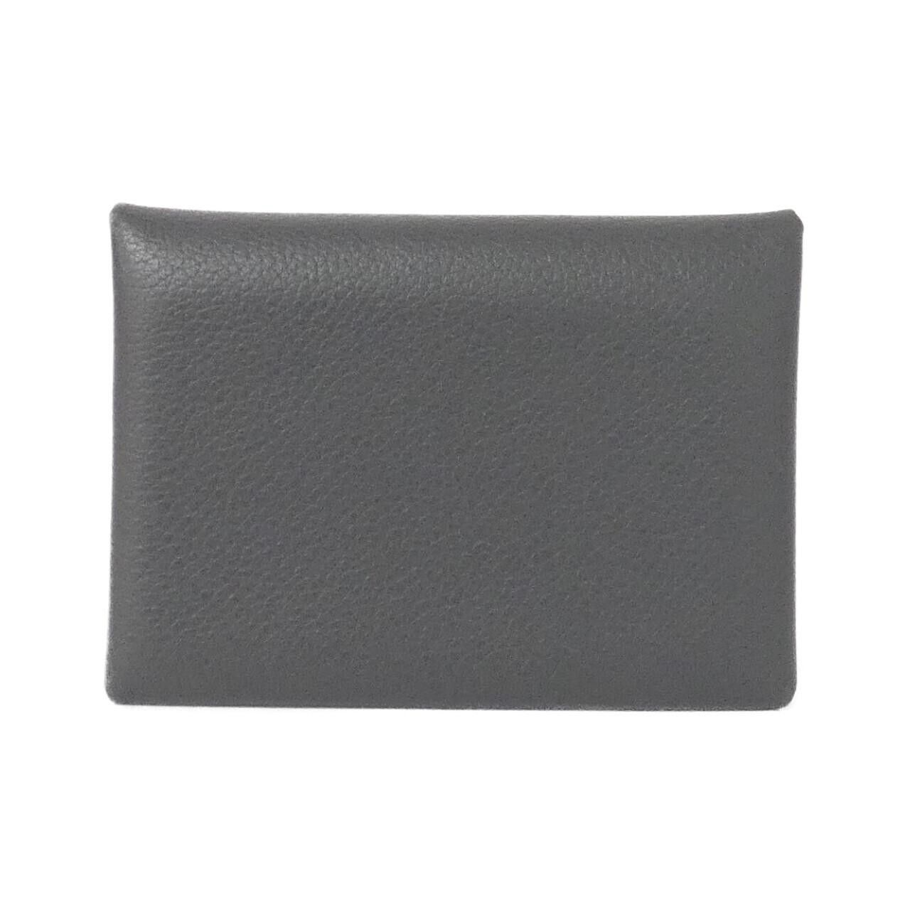 Hermes Hermes Hermes Calvi Duo Evercolor Coin Case Leather Coin Case DUTY FREE for USA Size ONE SIZE - 1 Thumbnail