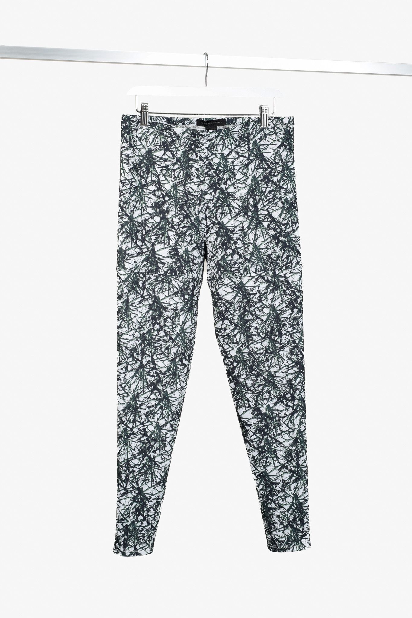 Marie Saint Pierre Marie Saint Pierre Ruja3 Green Thorns Ombrage Legging Size 30" / US 8 / IT 44 - 1 Thumbnail