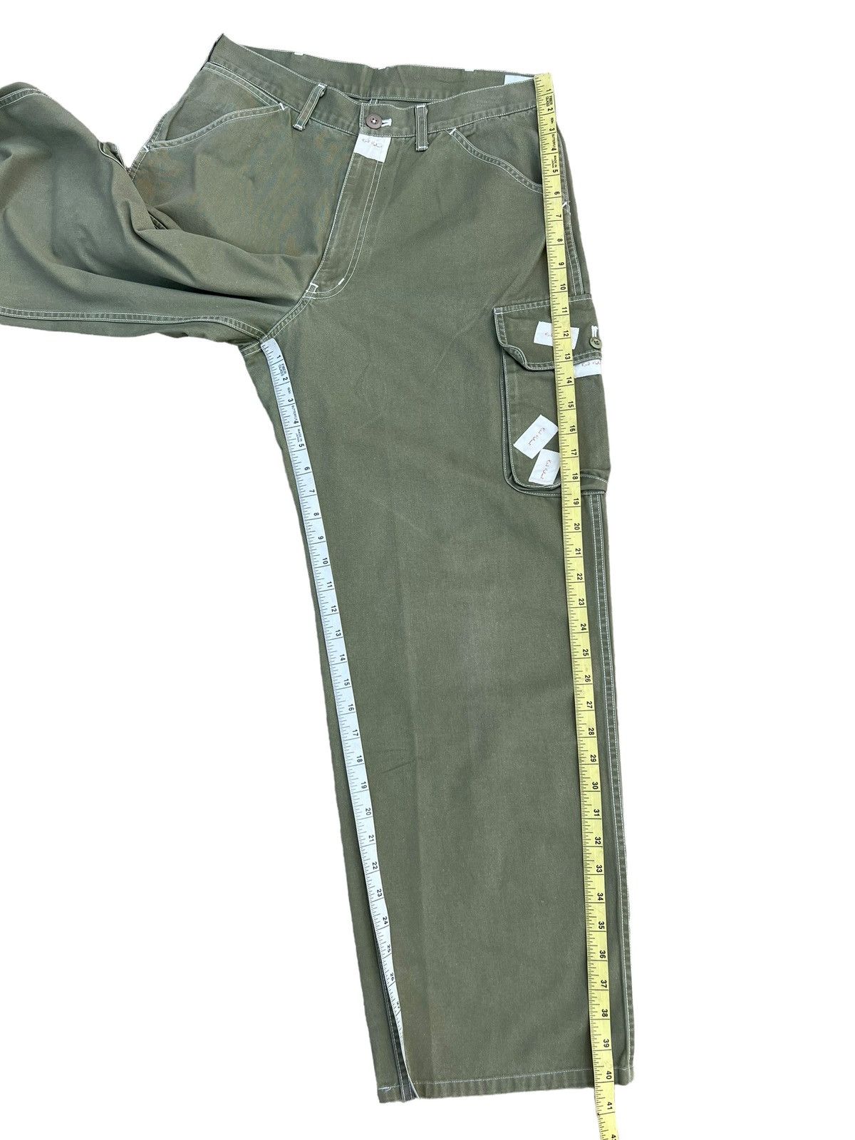 Karl Helmut Vintage 90s Karl Helmut Japan Patches Cargo Trouser Pant Size US 31 - 5 Thumbnail