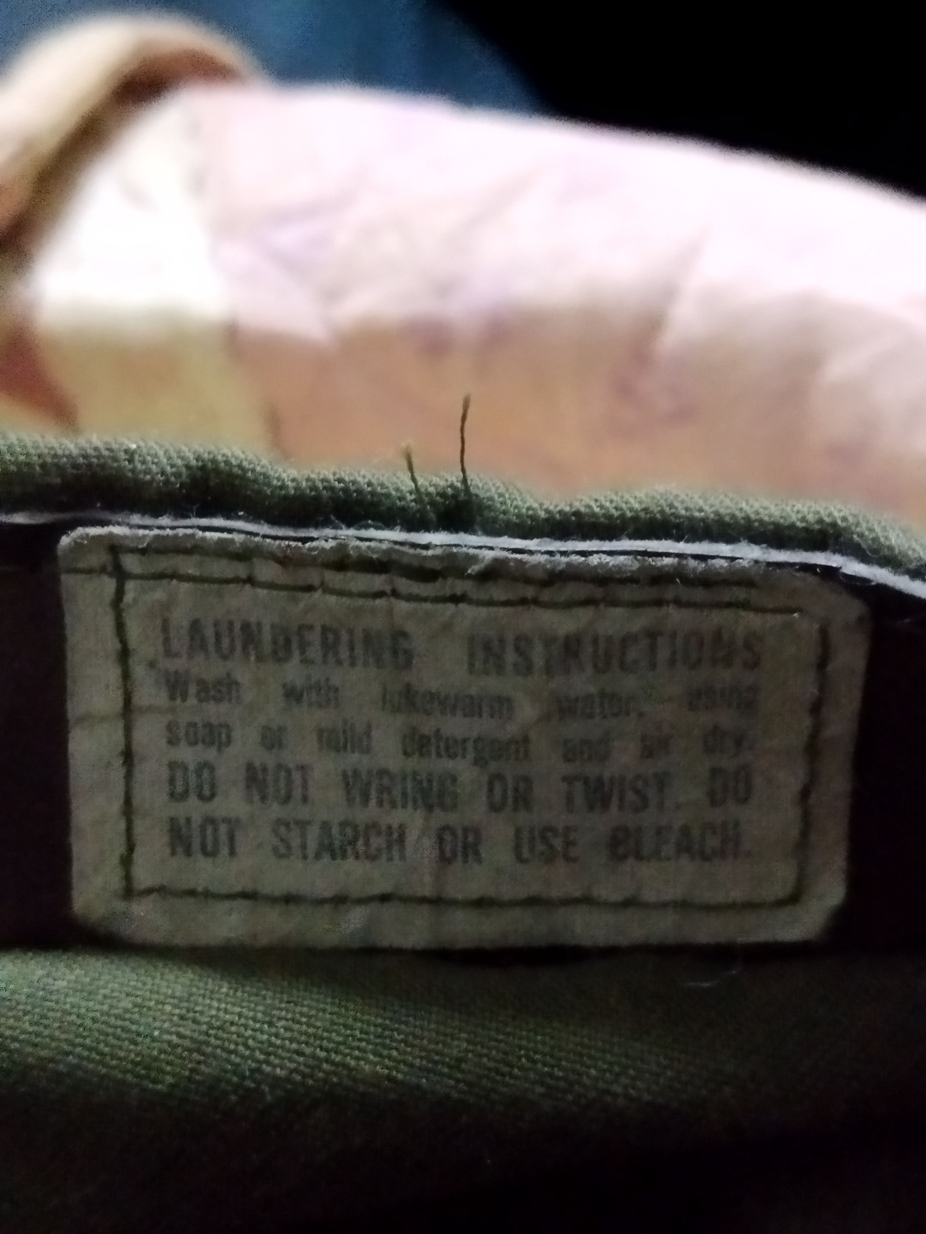 Vintage Vintage Us Army OG 507 Hat Size ONE SIZE - 4 Thumbnail