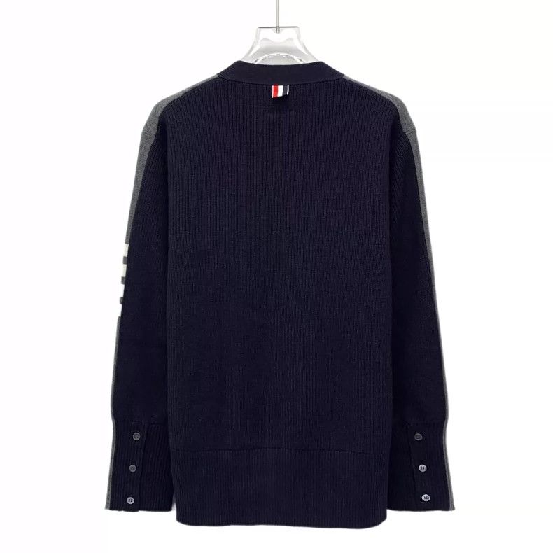 Thom Browne Thom Browne size2 Single panel long sleeve knit cardigan Size US M / EU 48-50 / 2 - 2 Thumbnail